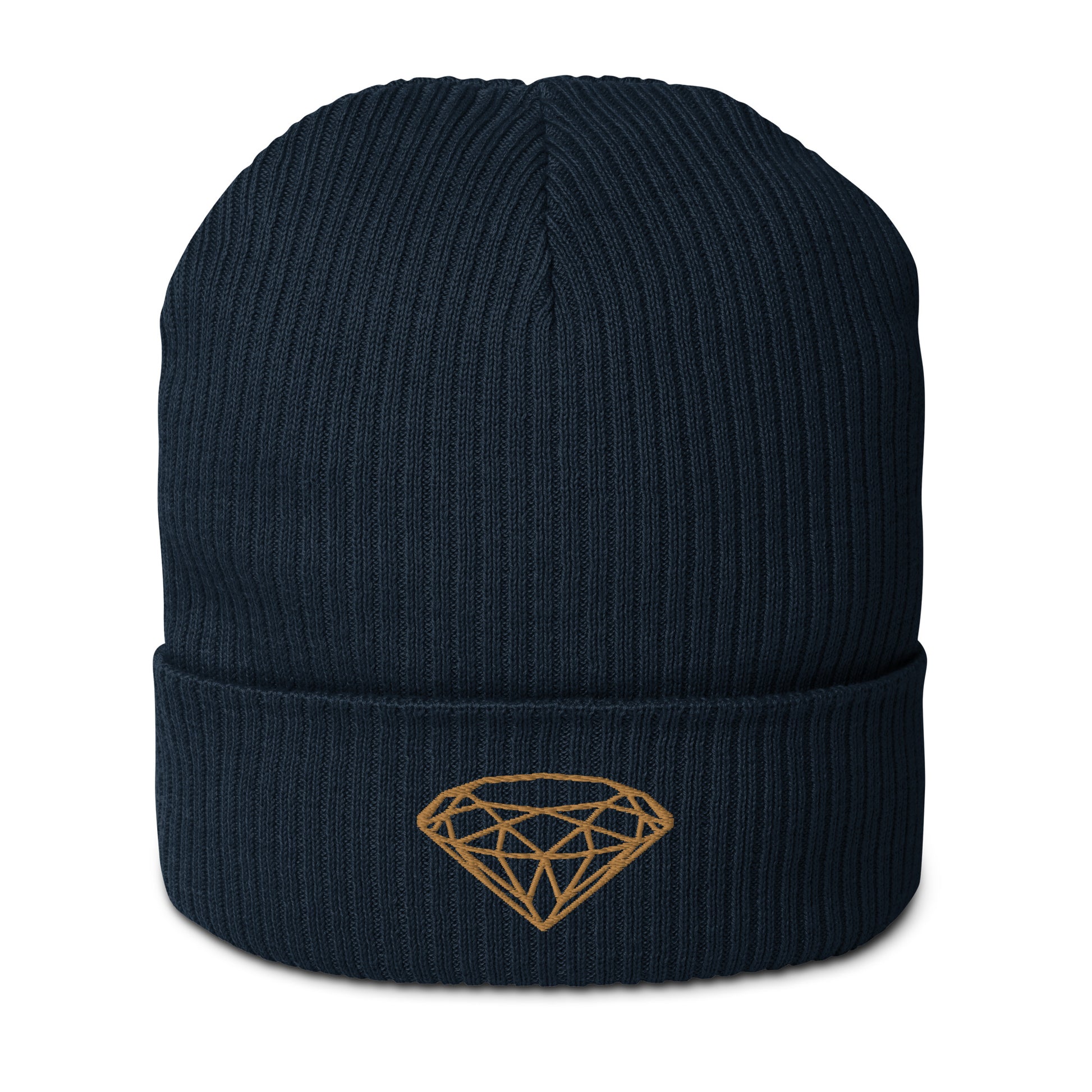 100% Organic Ribbed Beanie --Donna G.-- Green