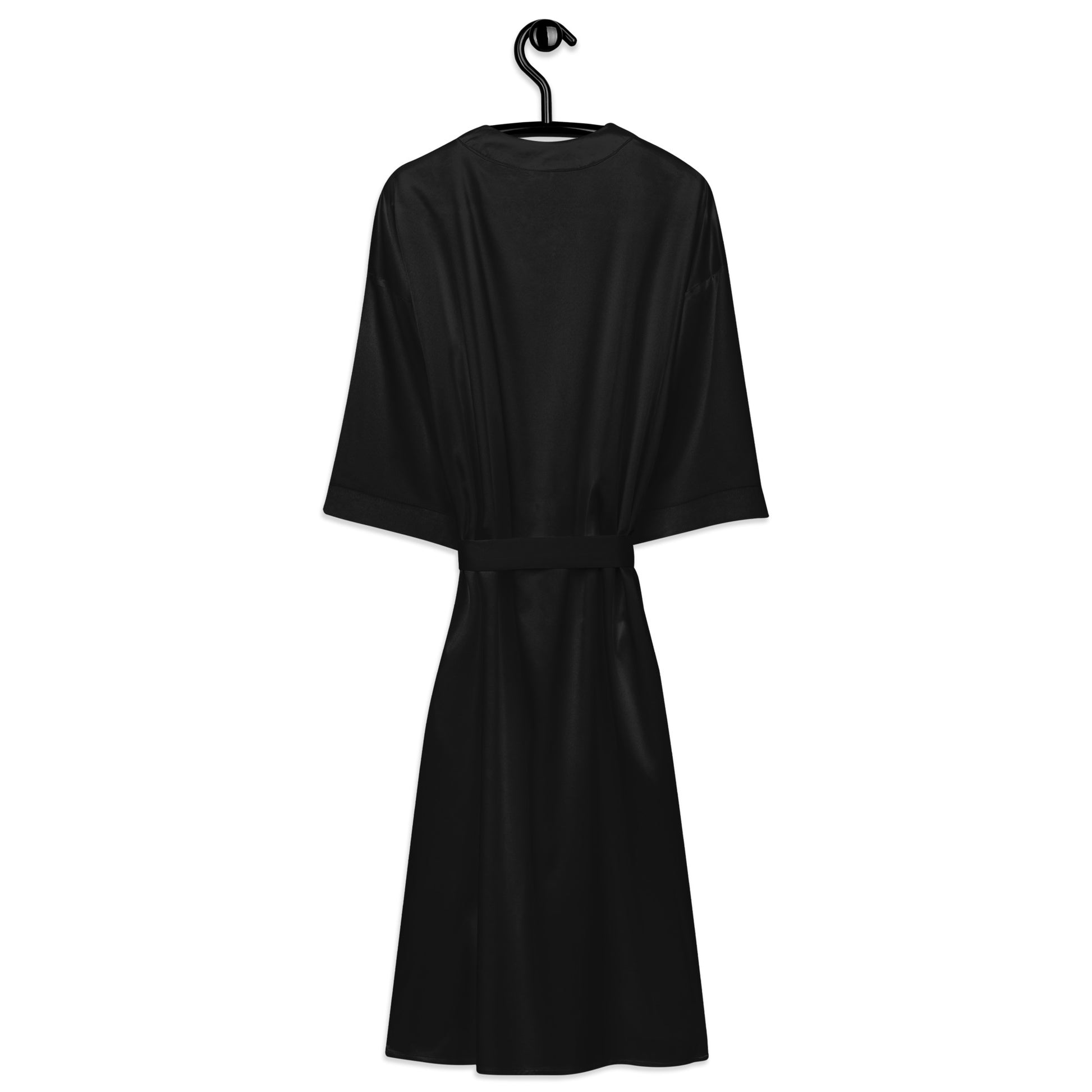 Satin robe Black --Donna G.--