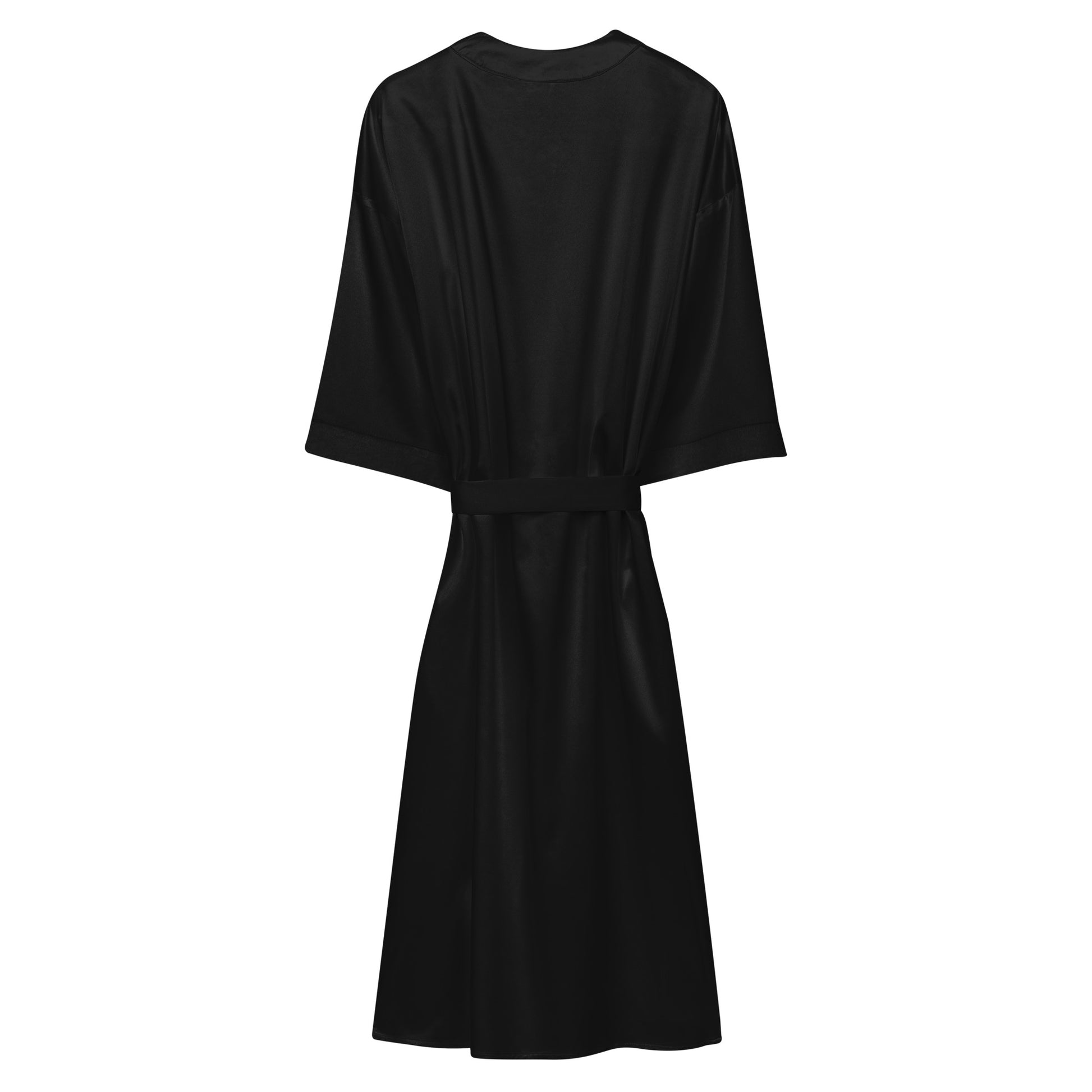 Satin robe Black --Donna G.--