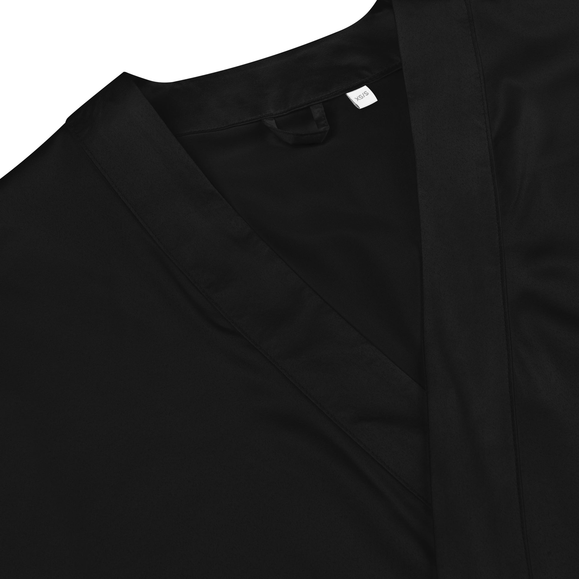 Satin robe Black --Donna G.--