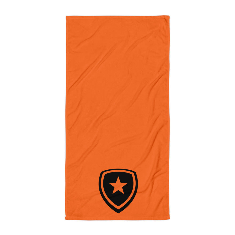 Luxe badkamer handdoek --CH Style-- | Oranje |