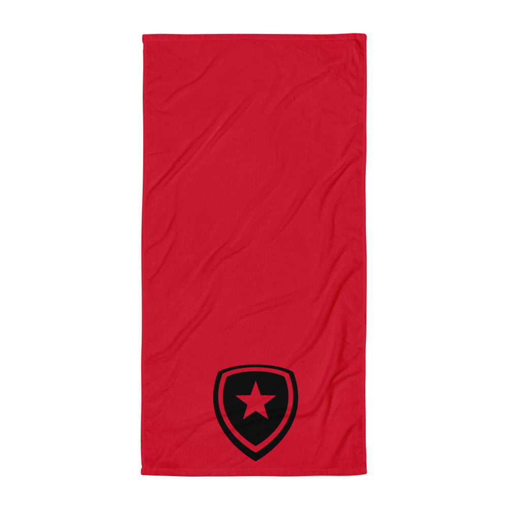 Luxe badkamer handdoek --CH Style-- | Rood |