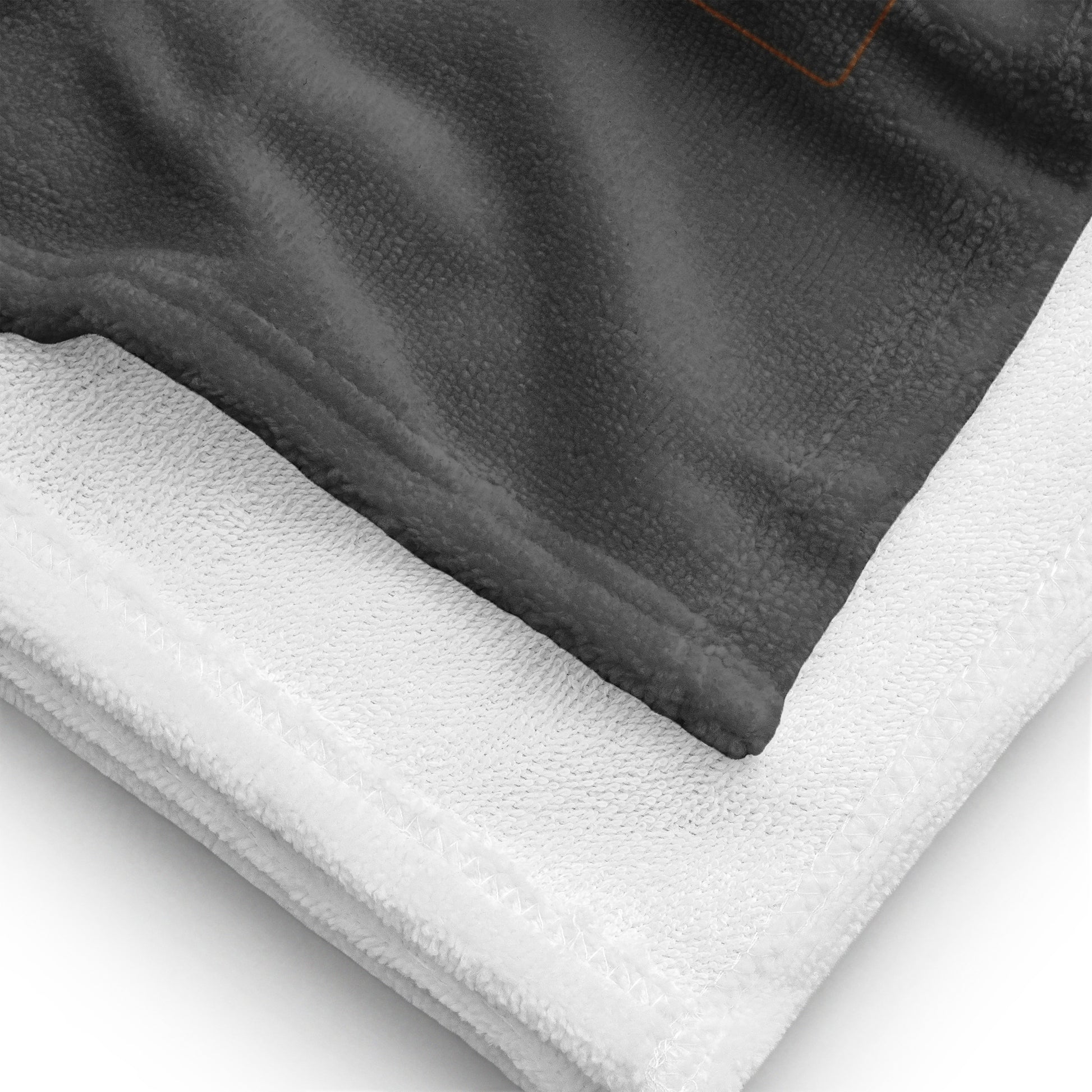Luxe badkamer handdoek -- Donna G. -- | Donkergrijs |