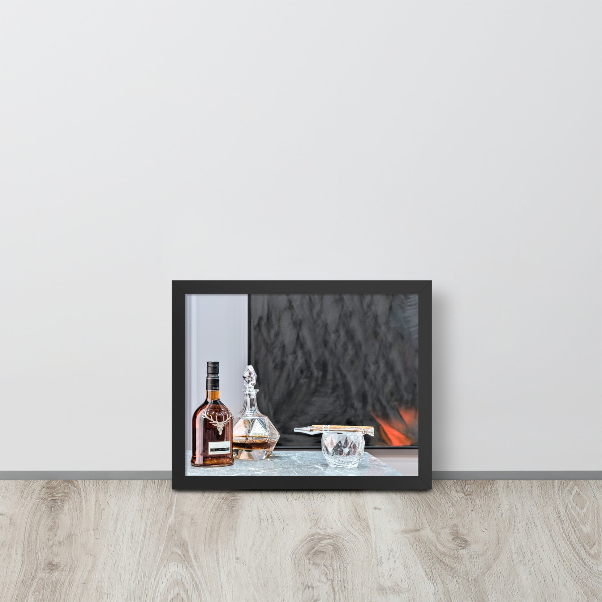 Whisky -- High Quality -- Framed on photo paper