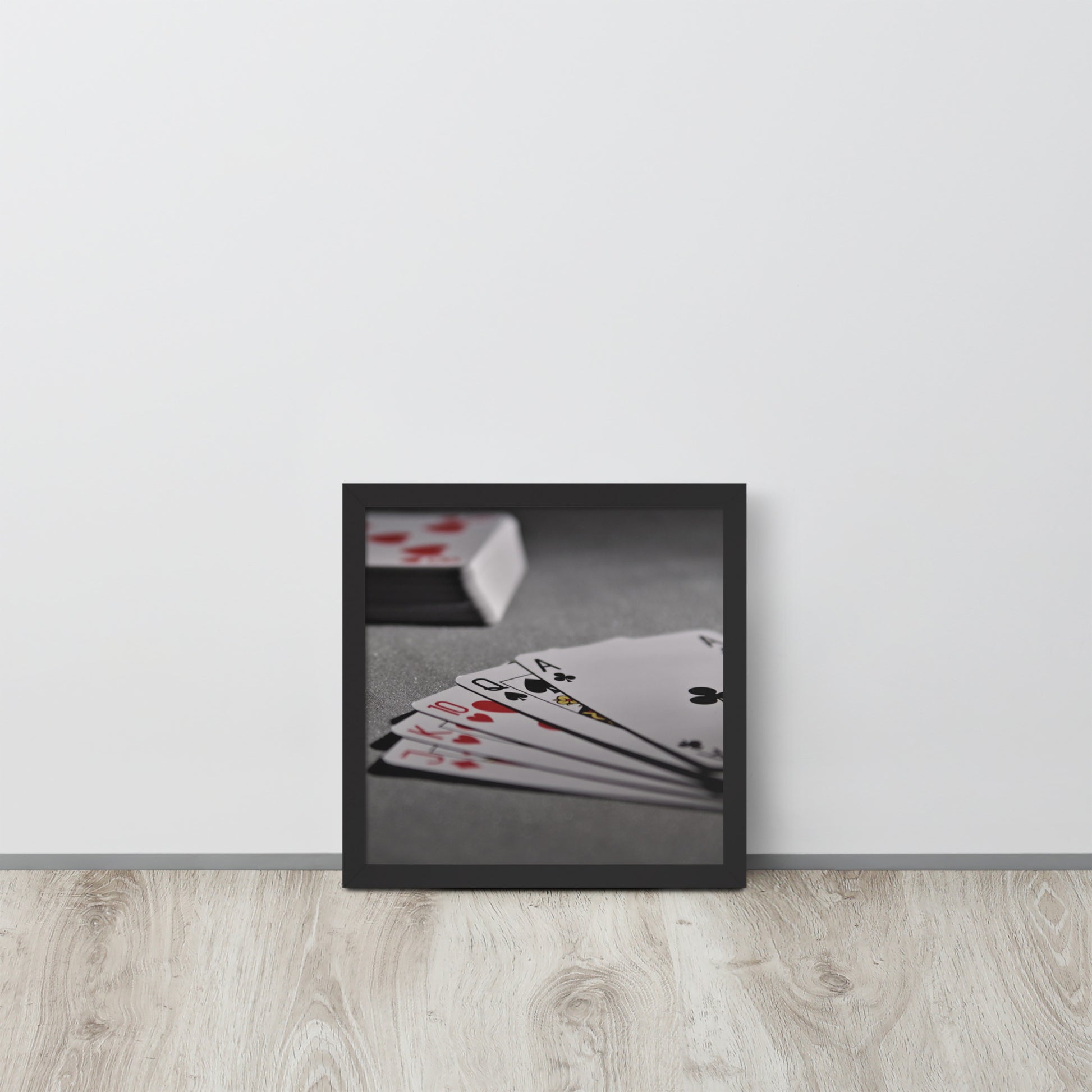 Playing Cards -- High Quality -- Framed on photo paper