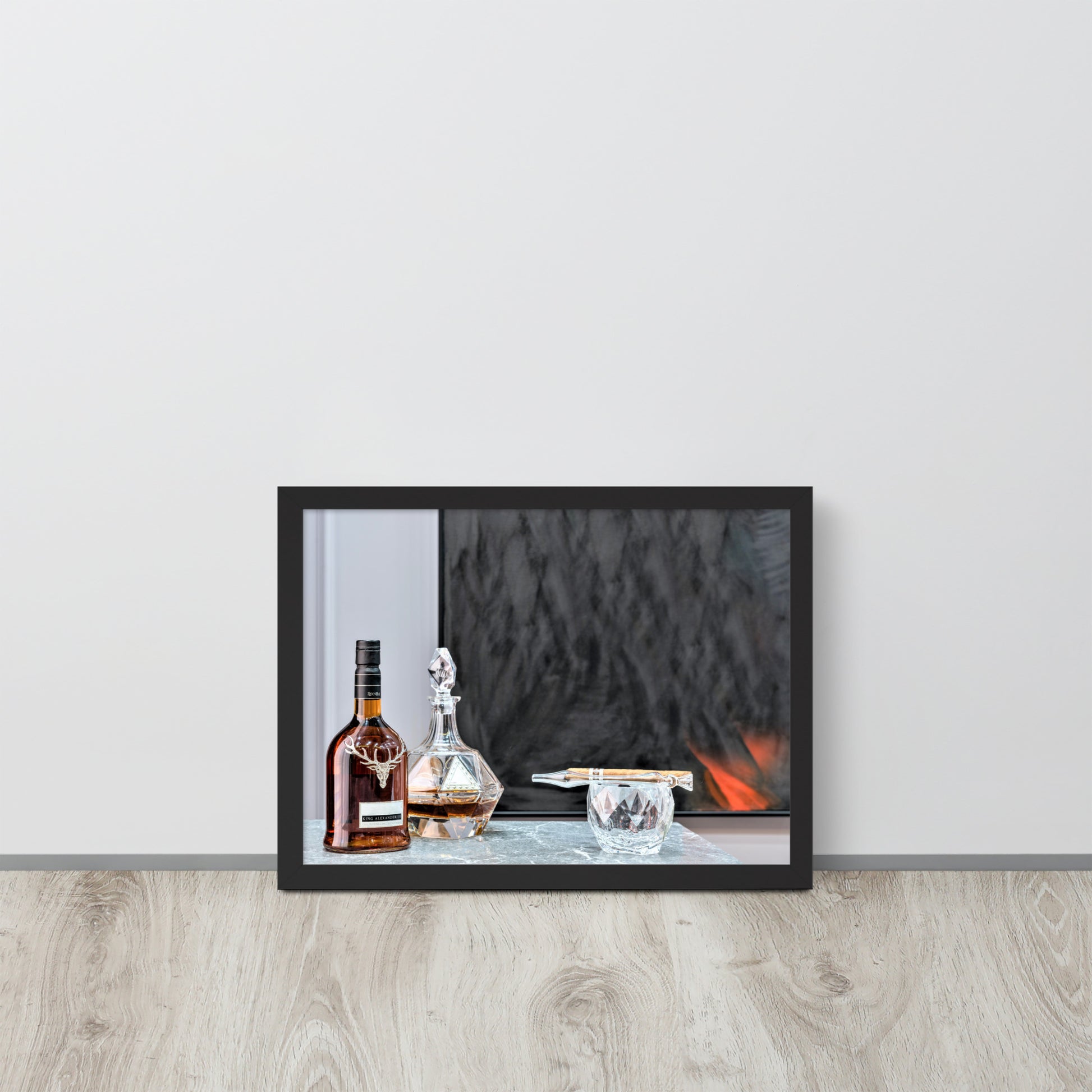Whisky -- High Quality -- Framed on photo paper