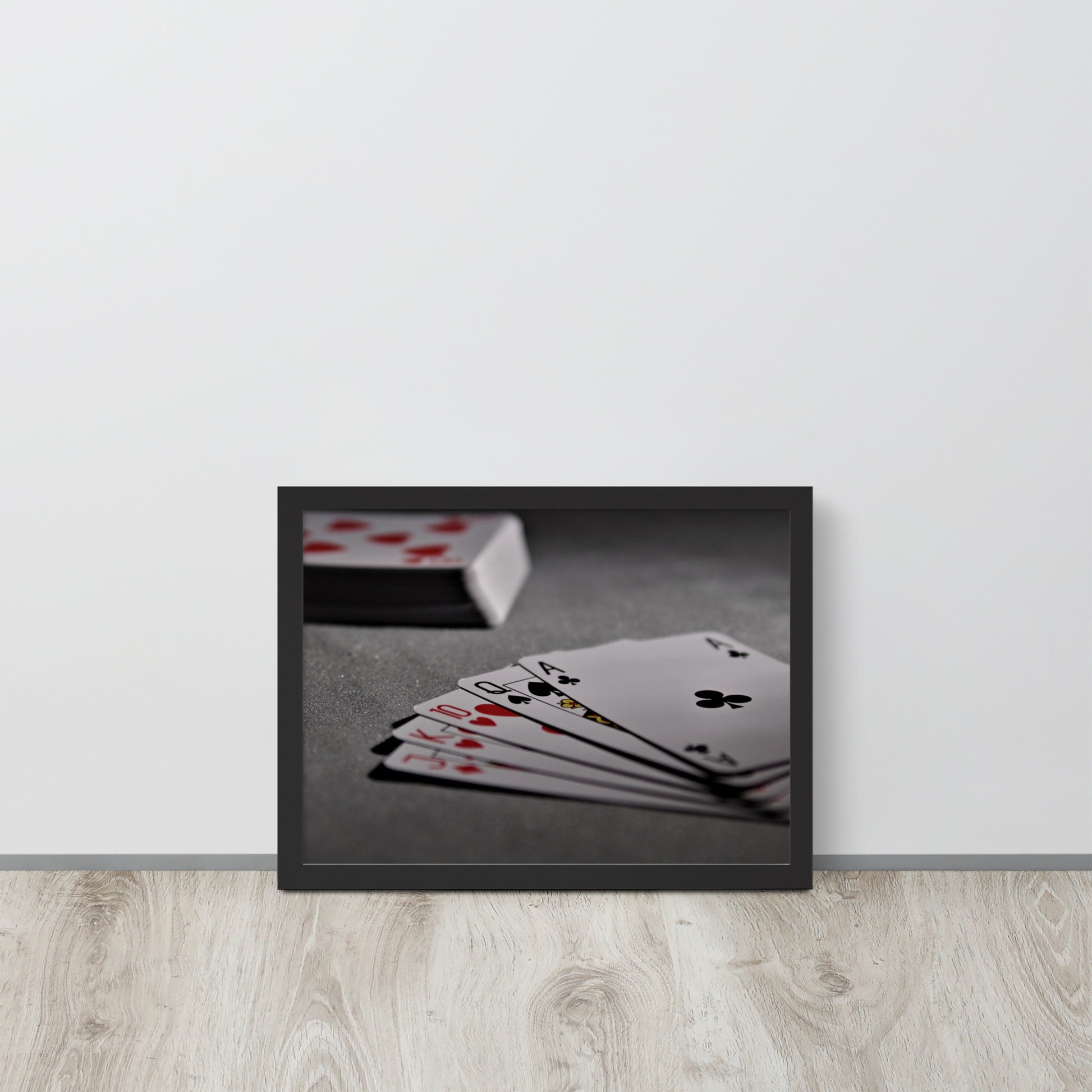 Playing Cards -- High Quality -- Framed on photo paper