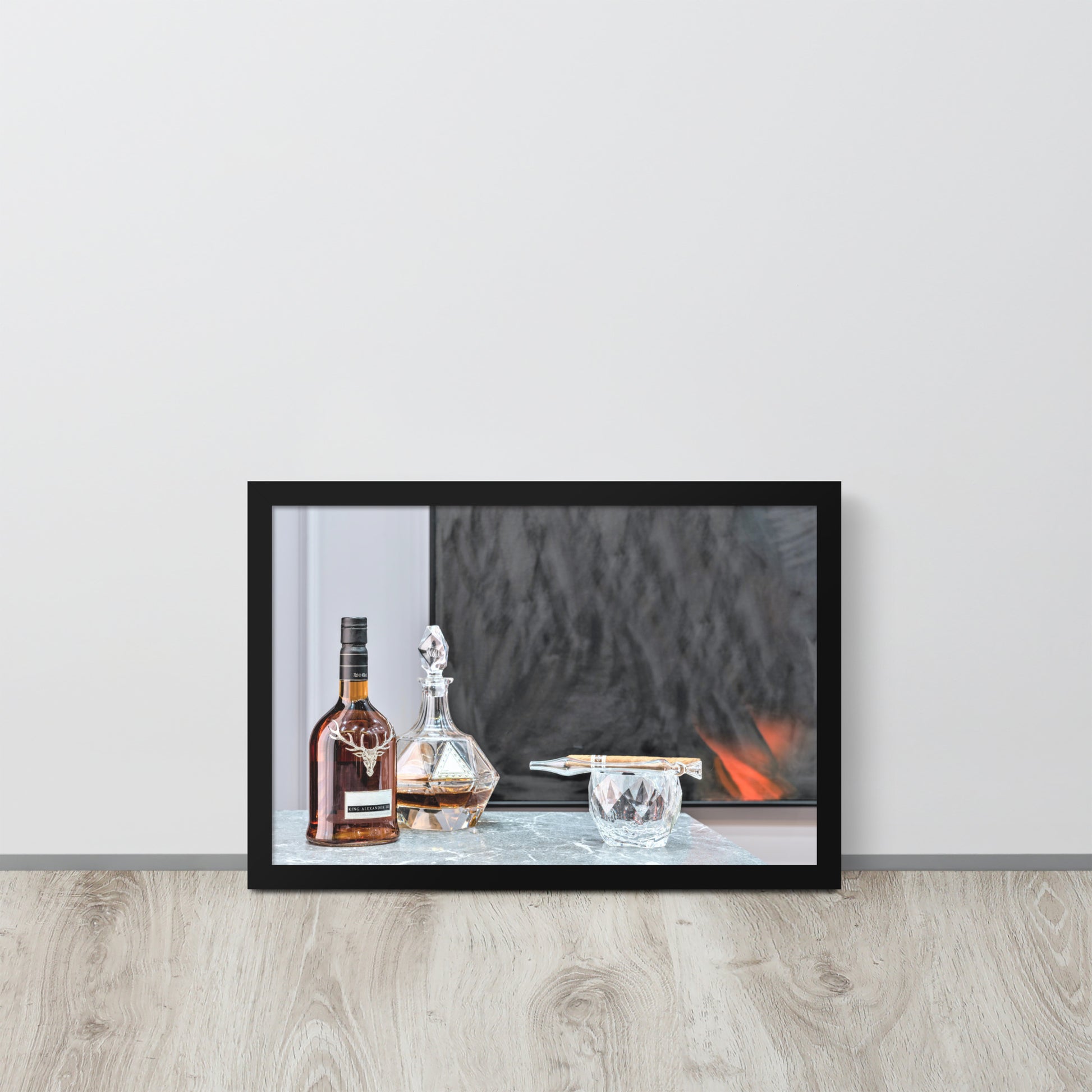 Whisky -- High Quality -- Framed on photo paper