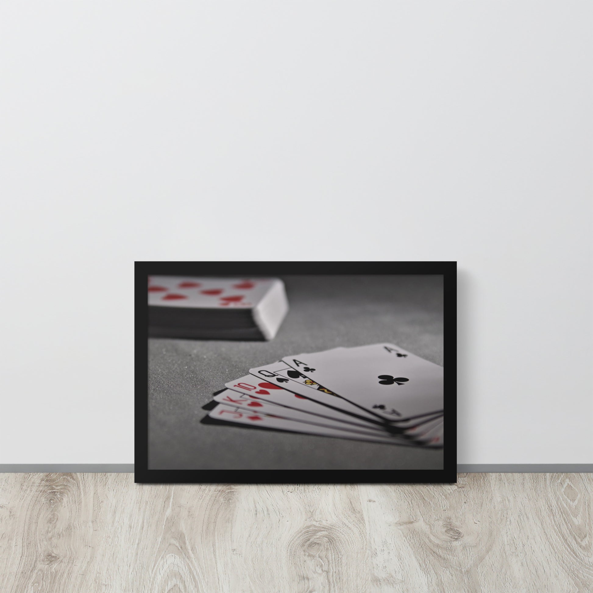 Playing Cards -- High Quality -- Framed on photo paper