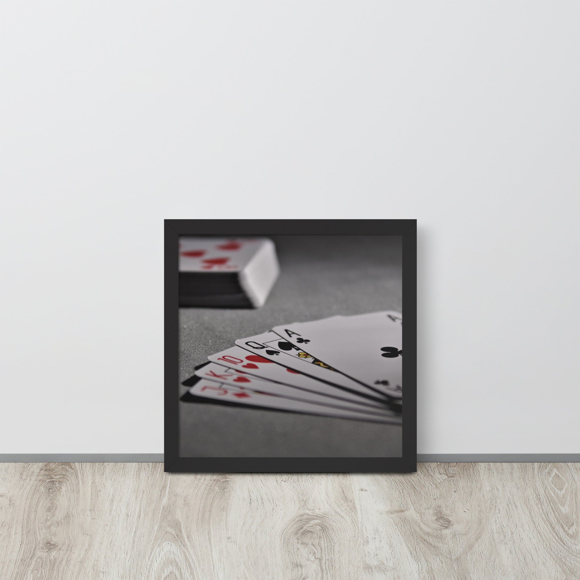 Playing Cards -- High Quality -- Framed on photo paper