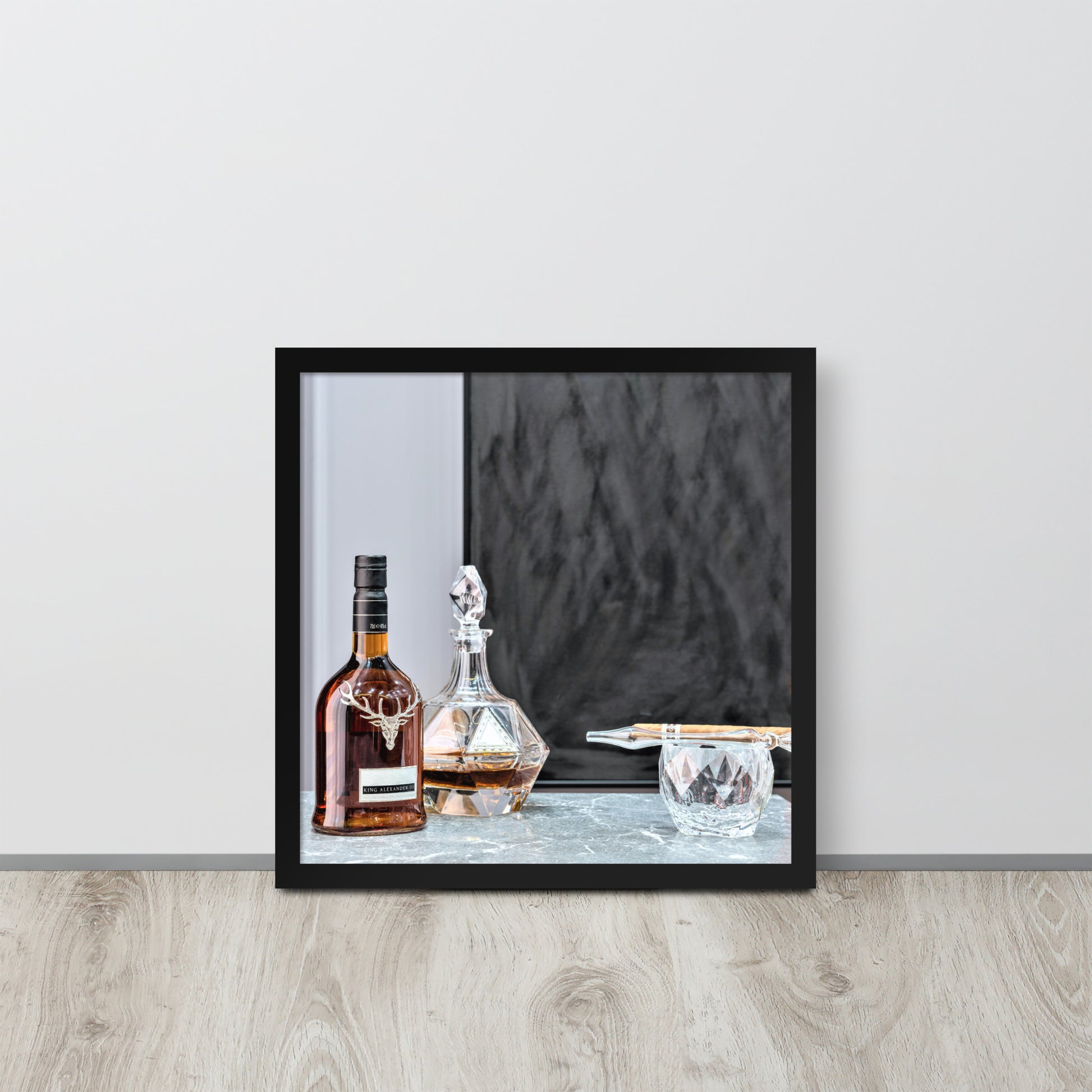 Whisky -- High Quality -- Framed on photo paper