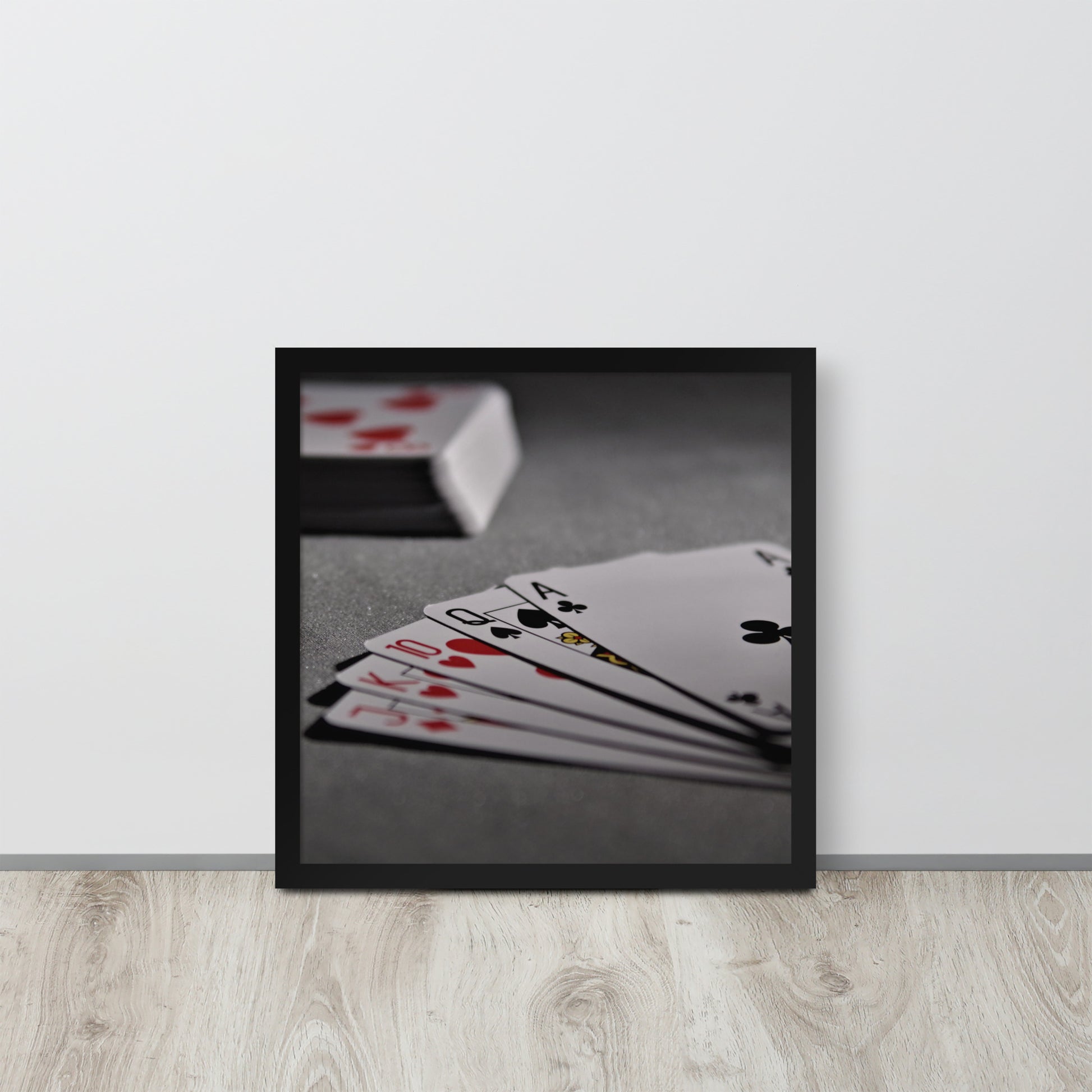Playing Cards -- High Quality -- Framed on photo paper