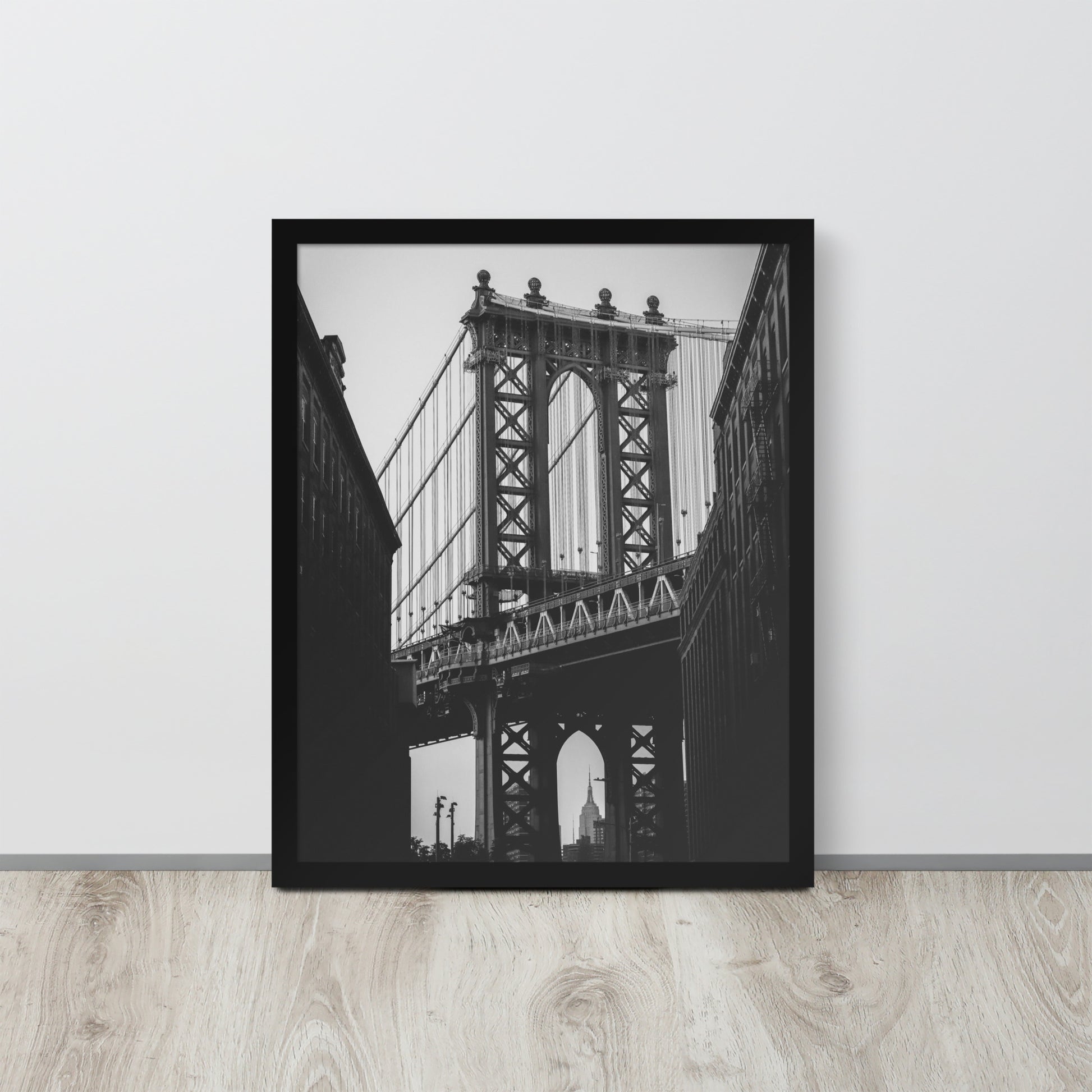 New York Brooklyn Bridge -- High Quality -- Framed on photo paper