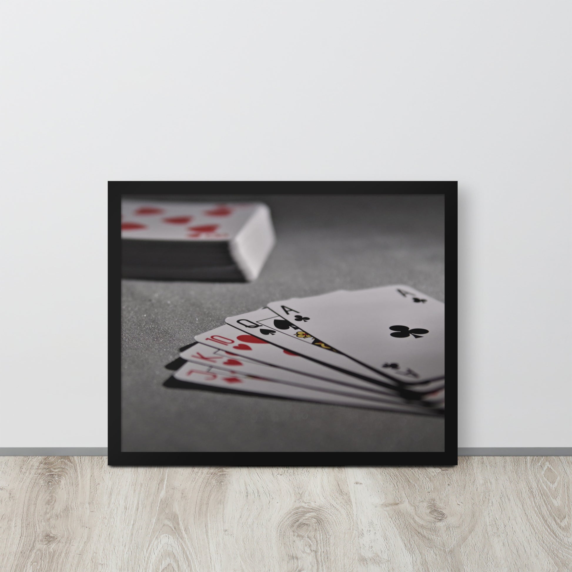 Playing Cards -- High Quality -- Framed on photo paper
