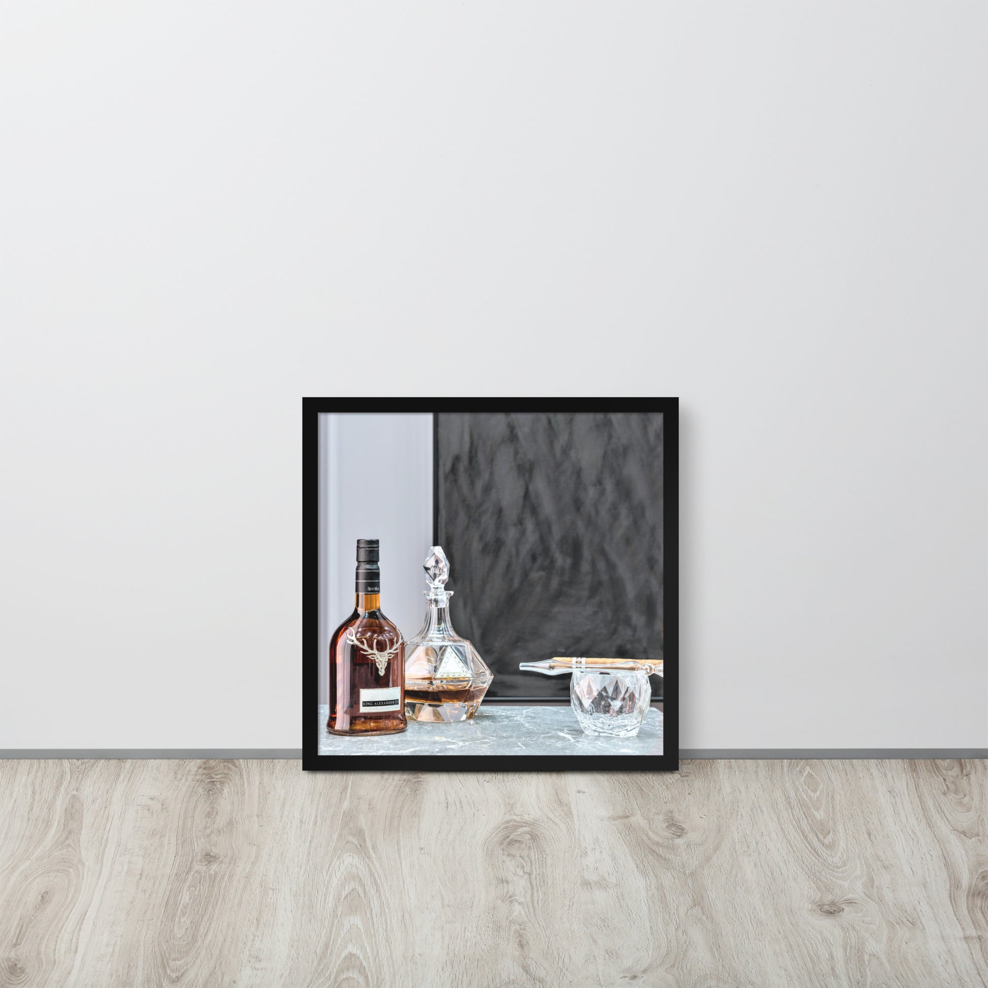 Whisky -- High Quality -- Framed on photo paper