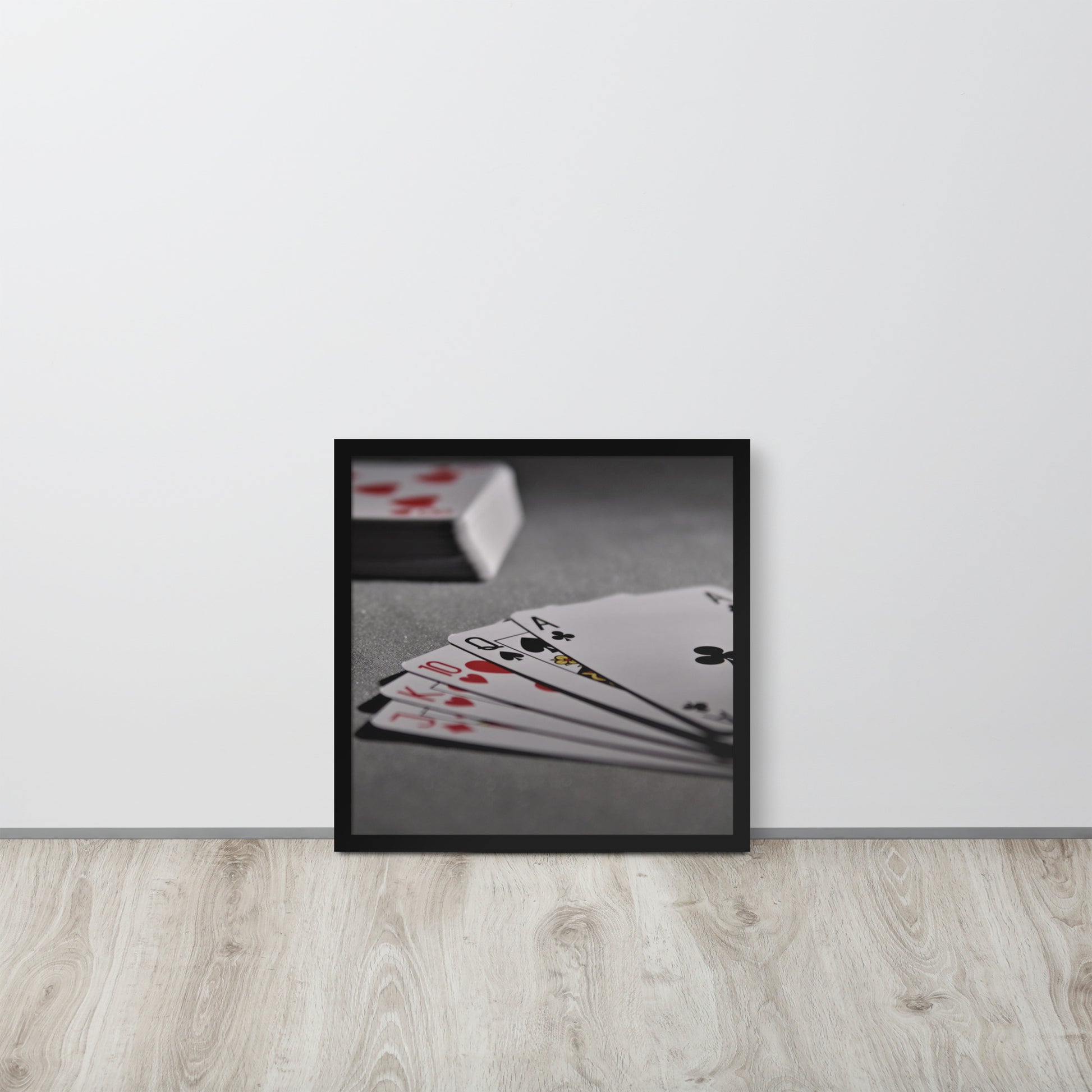 Playing Cards -- High Quality -- Framed on photo paper