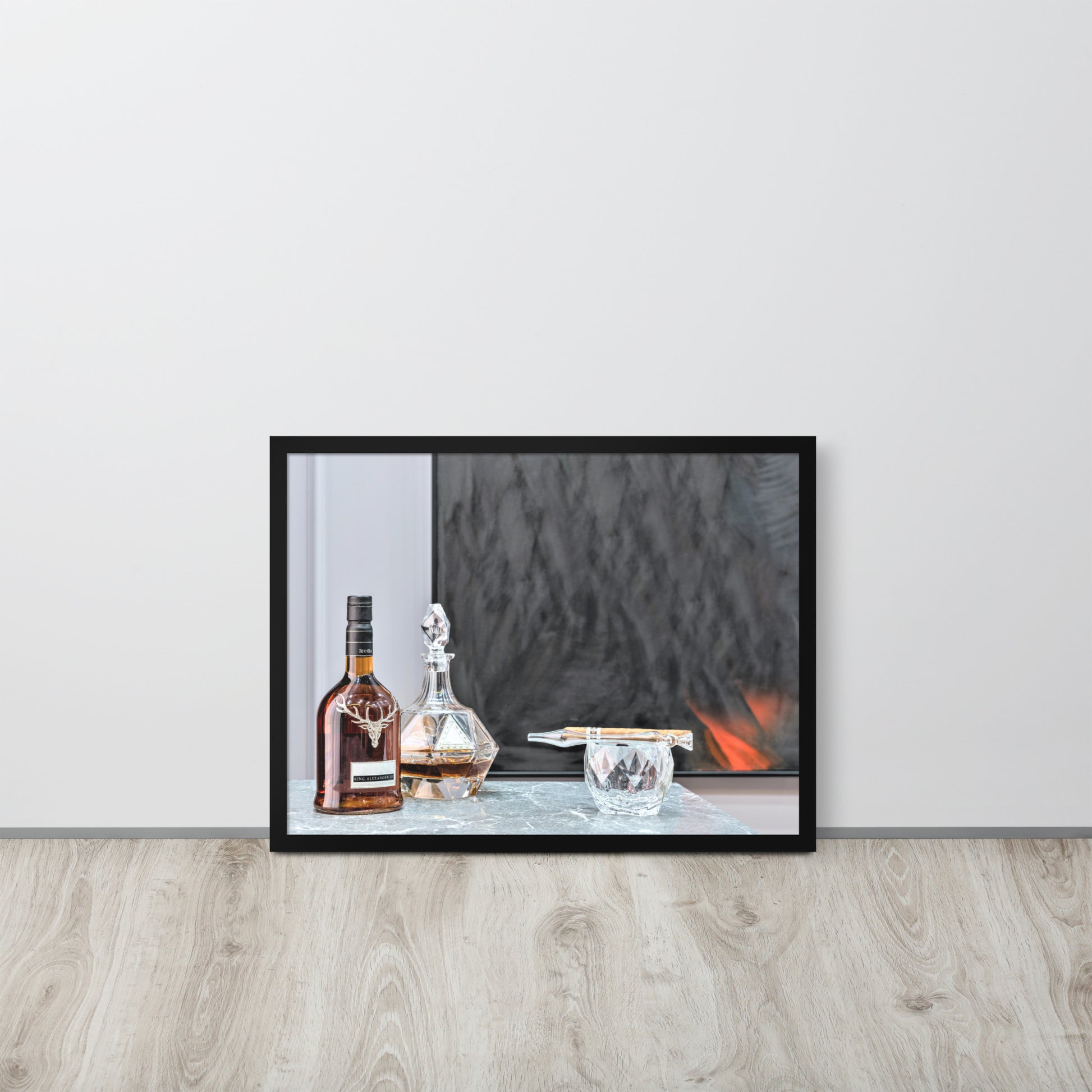 Whisky -- High Quality -- Framed on photo paper