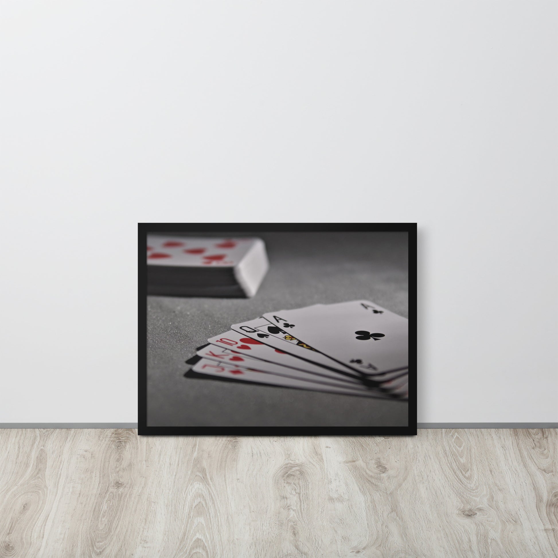 Playing Cards -- High Quality -- Framed on photo paper