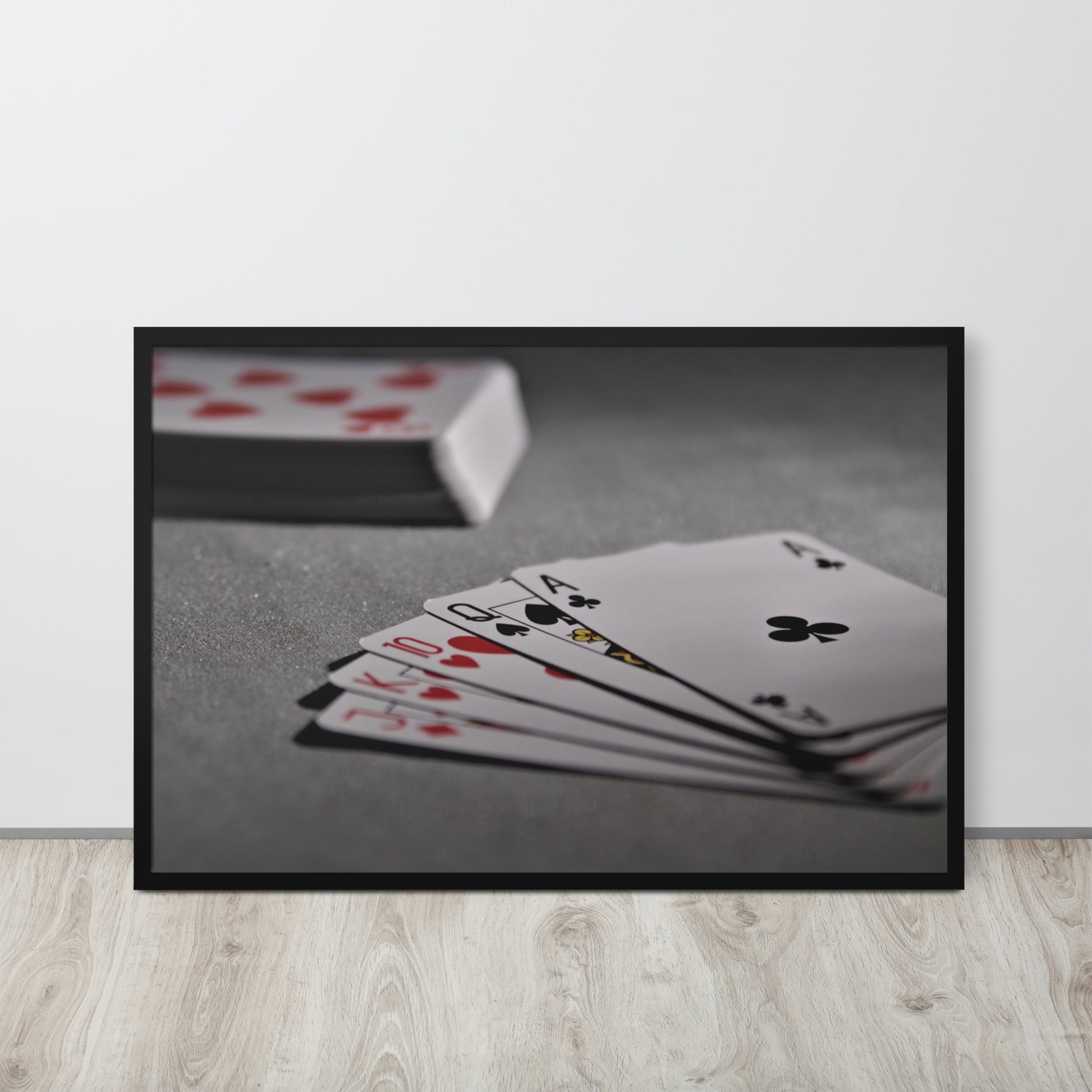 Playing Cards -- High Quality -- Framed on photo paper