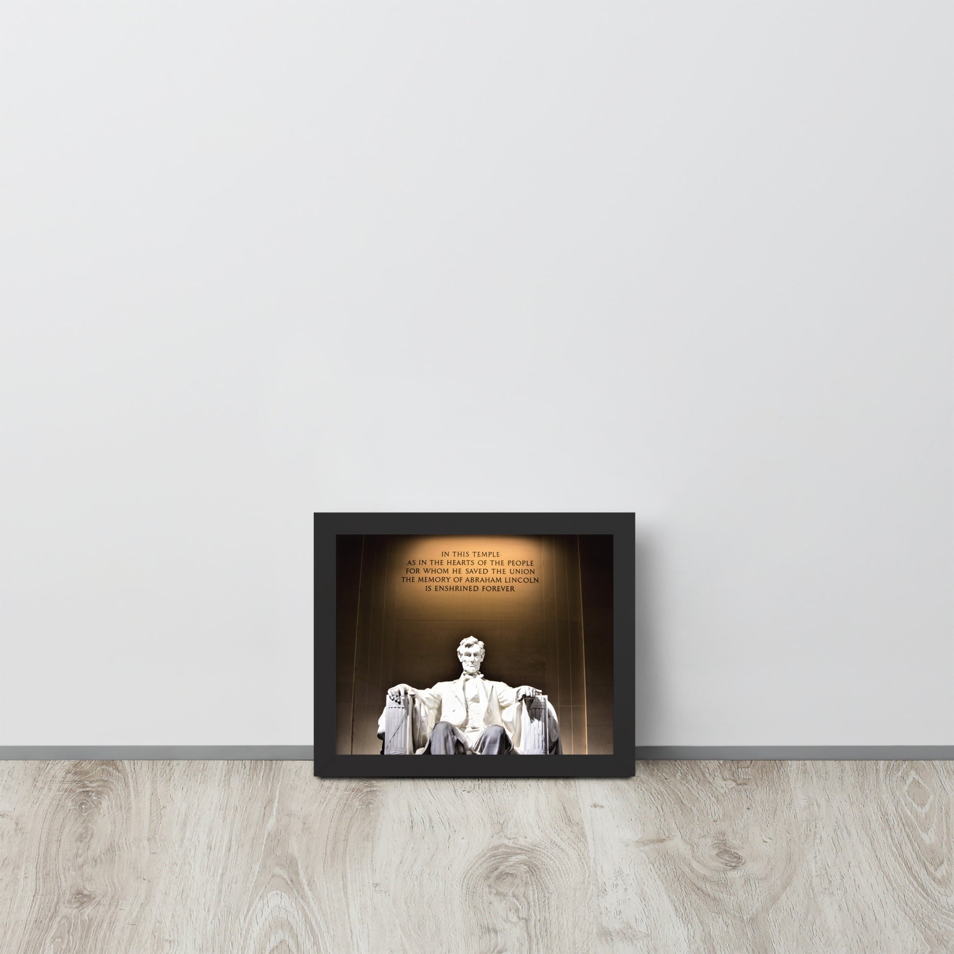 Abraham Lincoln -- High Quality -- Framed on photo paper