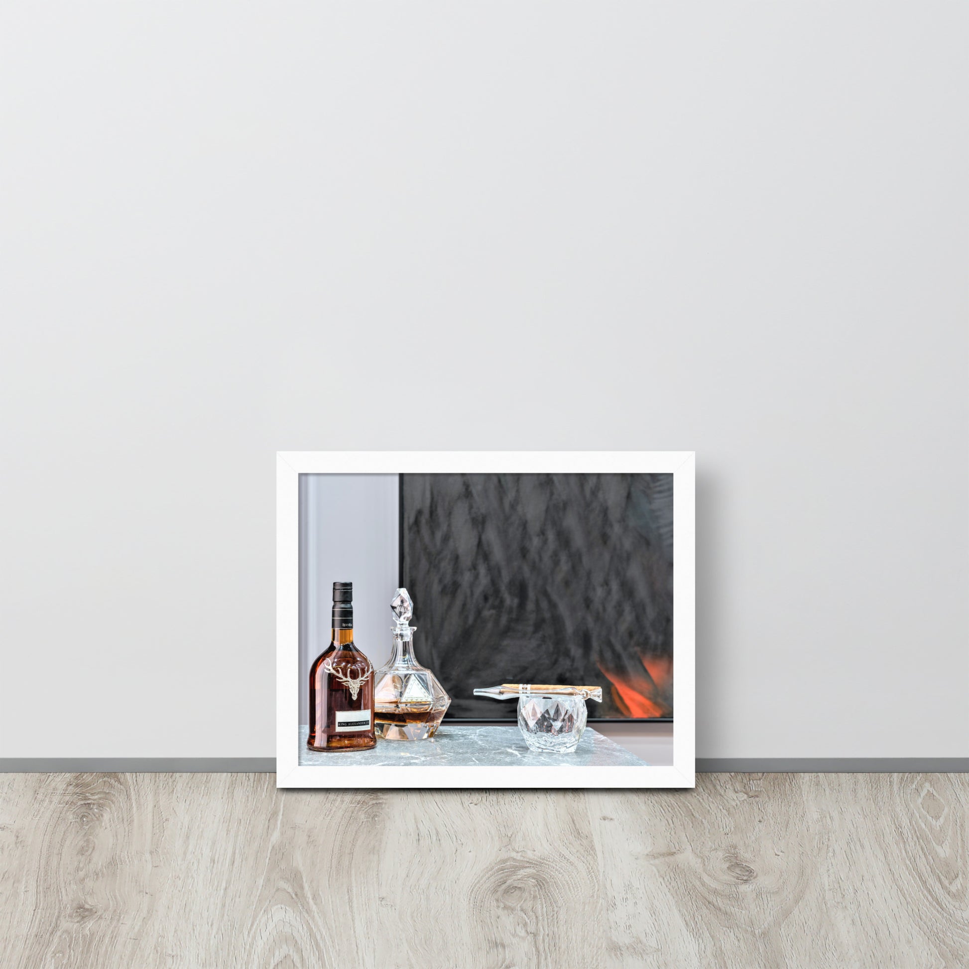 Whisky -- High Quality -- Framed on photo paper