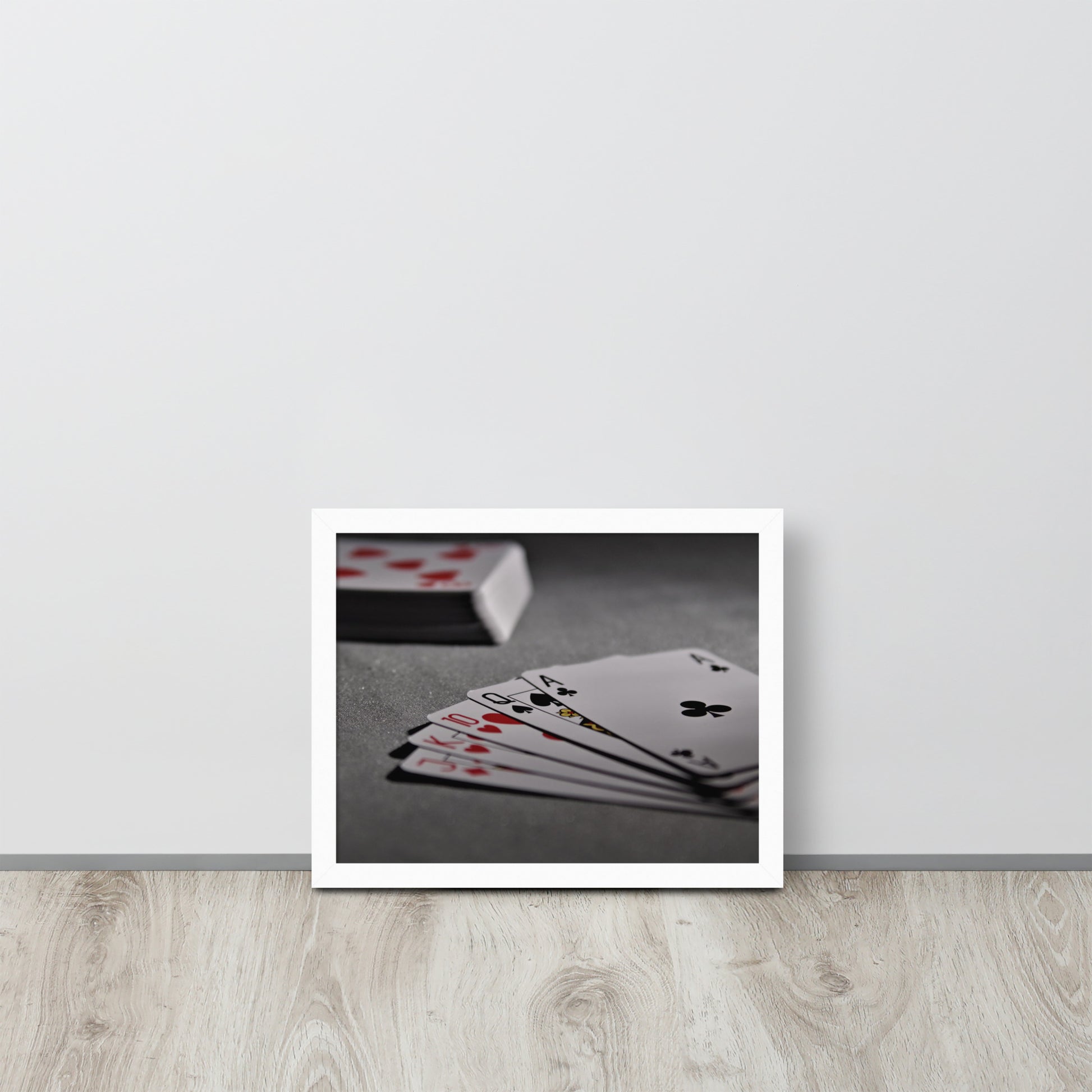 Playing Cards -- High Quality -- Framed on photo paper