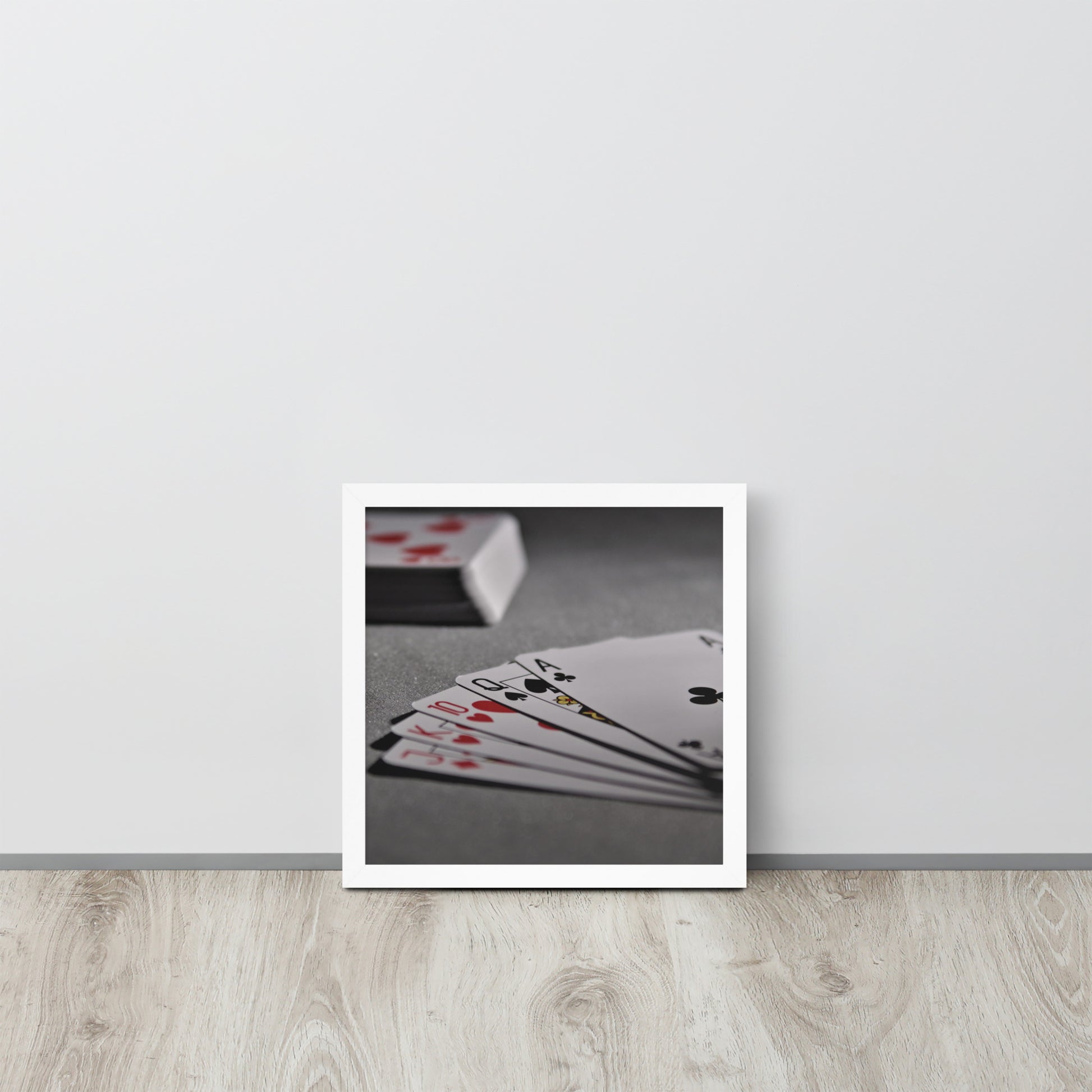 Playing Cards -- High Quality -- Framed on photo paper