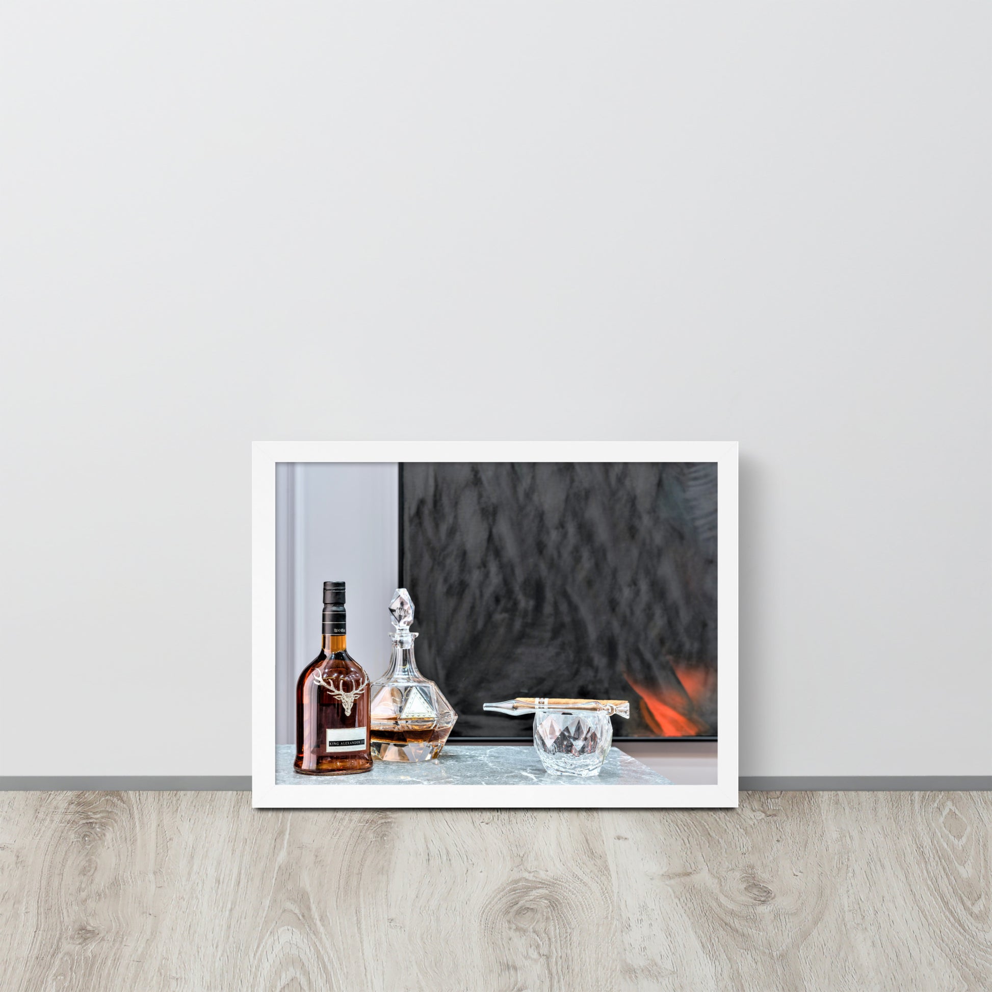 Whisky -- High Quality -- Framed on photo paper