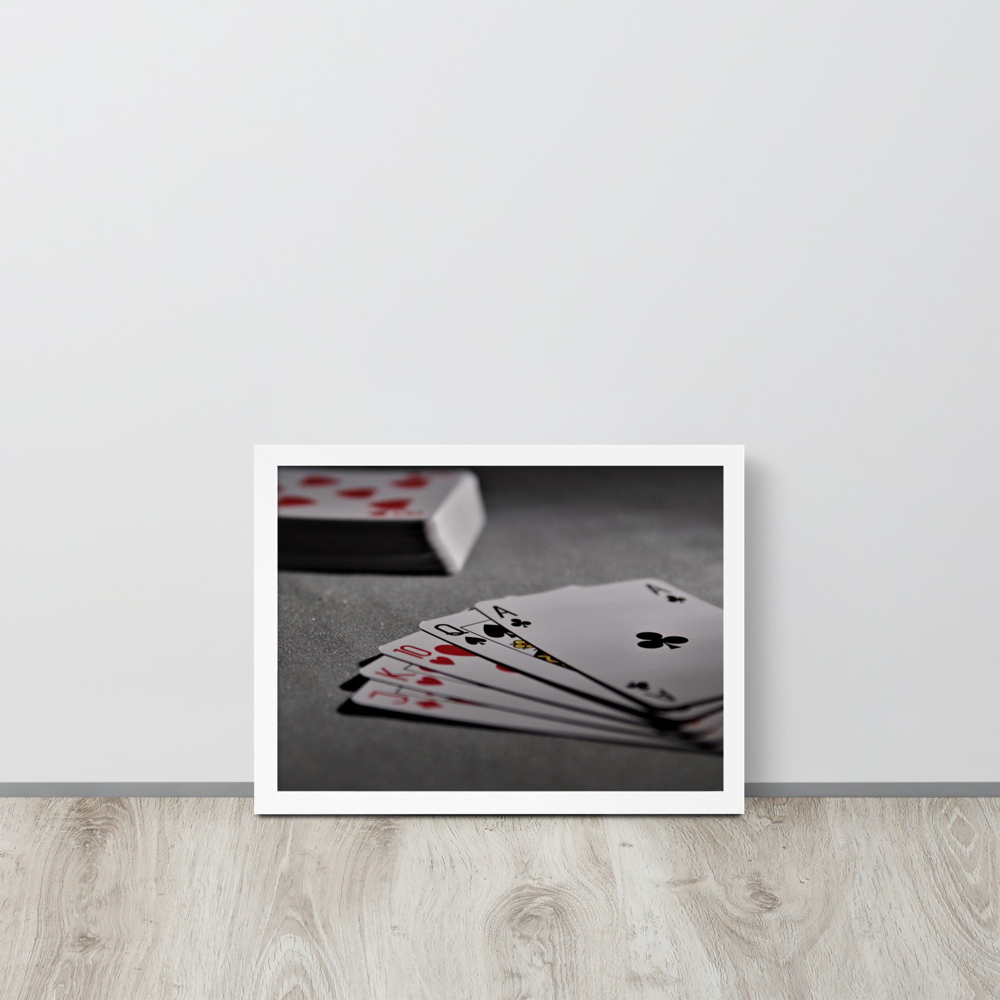 Playing Cards -- High Quality -- Framed on photo paper