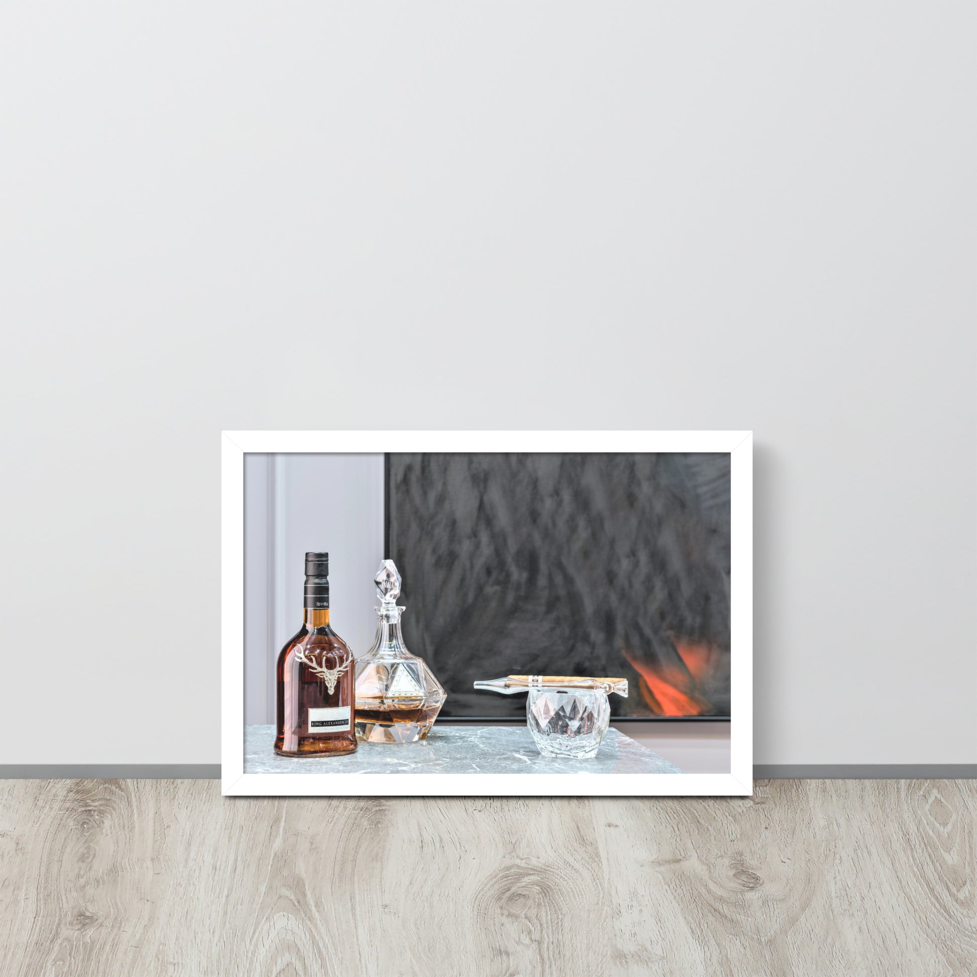 Whisky -- High Quality -- Framed on photo paper