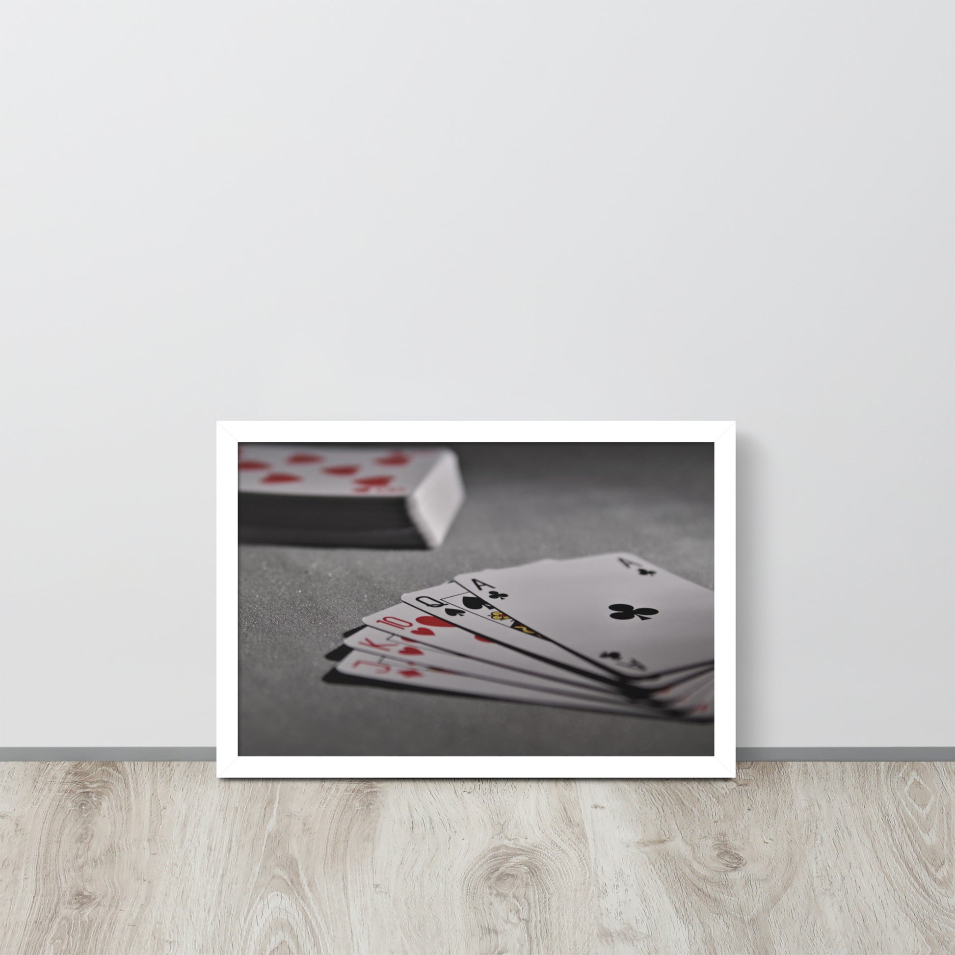 Playing Cards -- High Quality -- Framed on photo paper