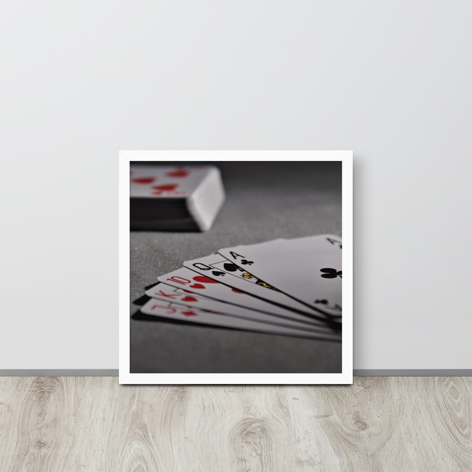 Playing Cards -- High Quality -- Framed on photo paper