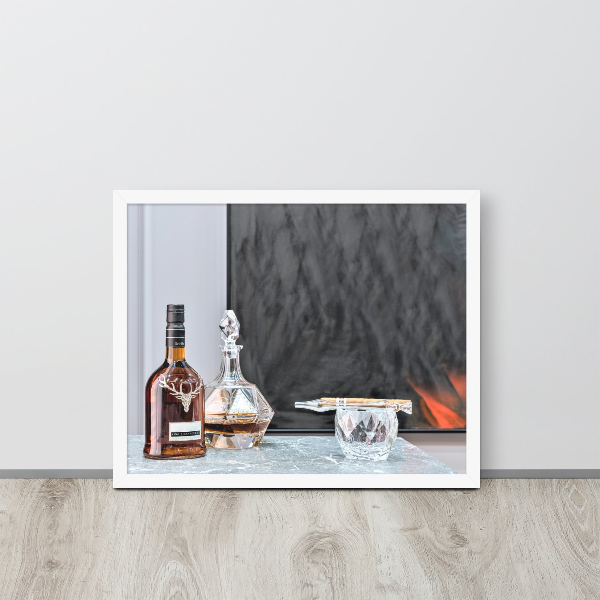 Whisky -- High Quality -- Framed on photo paper