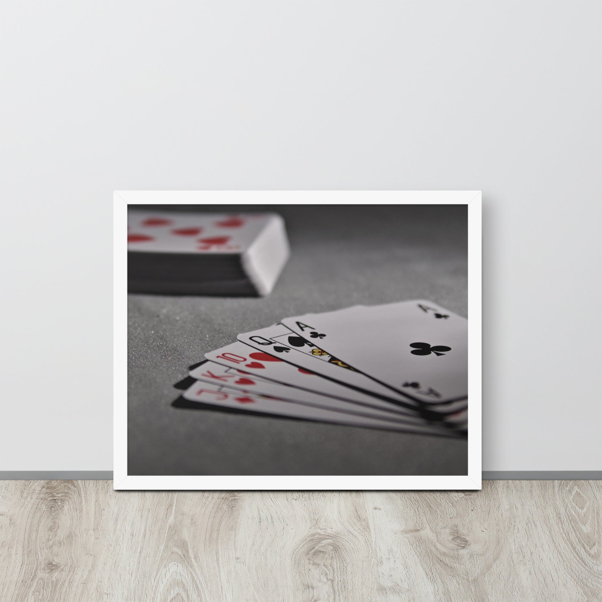 Playing Cards -- High Quality -- Framed on photo paper