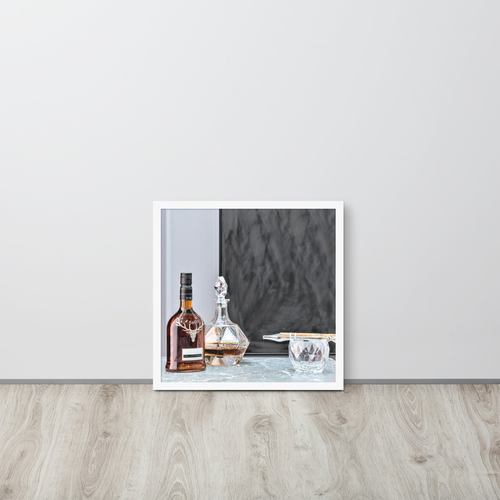 Whisky -- High Quality -- Framed on photo paper