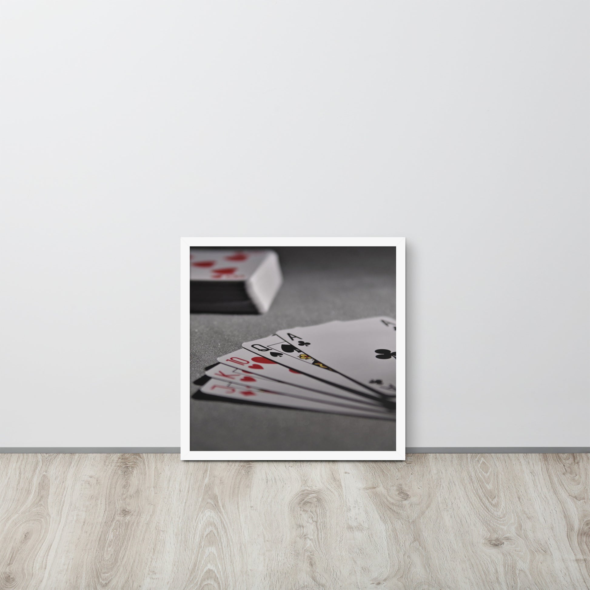 Playing Cards -- High Quality -- Framed on photo paper