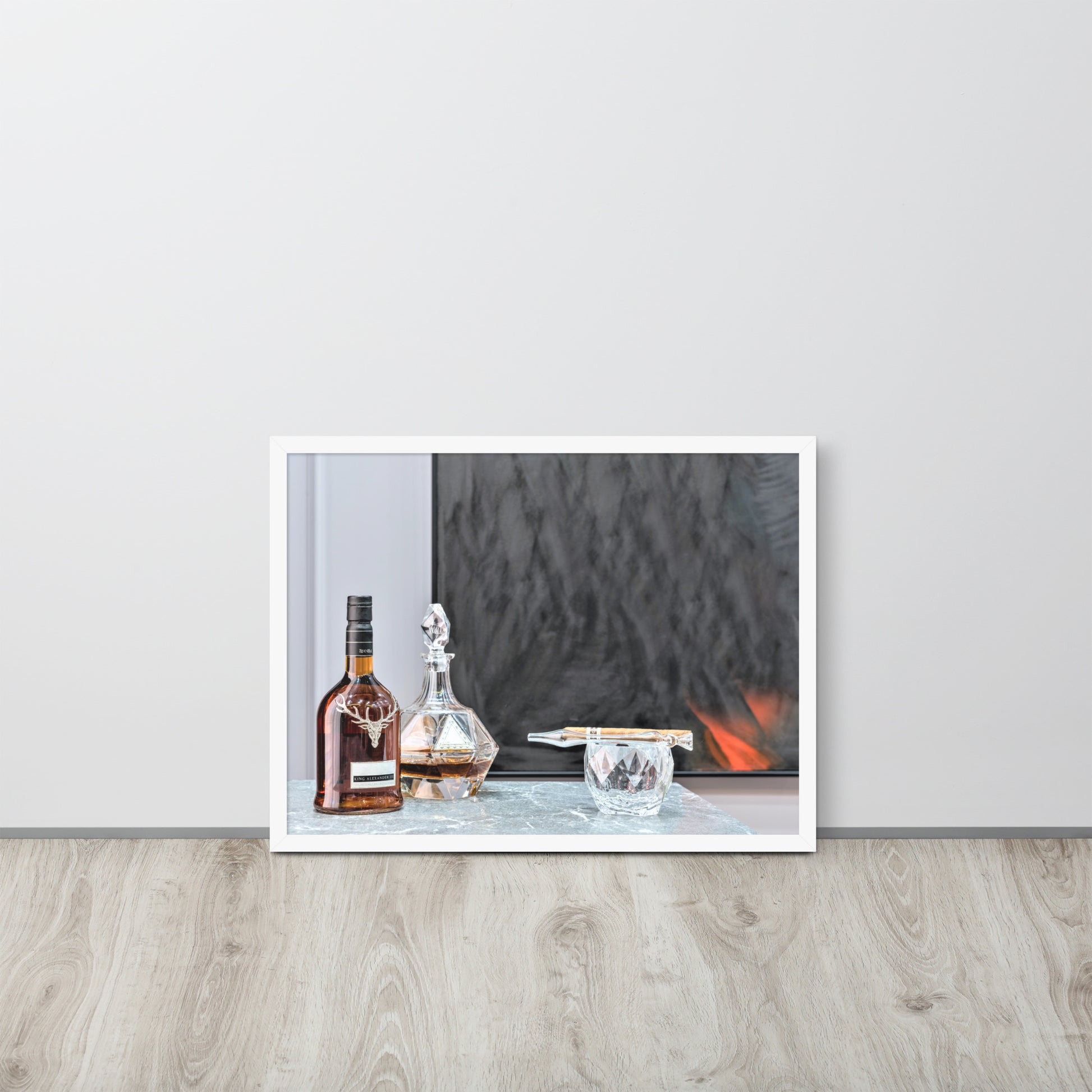 Whisky -- High Quality -- Framed on photo paper