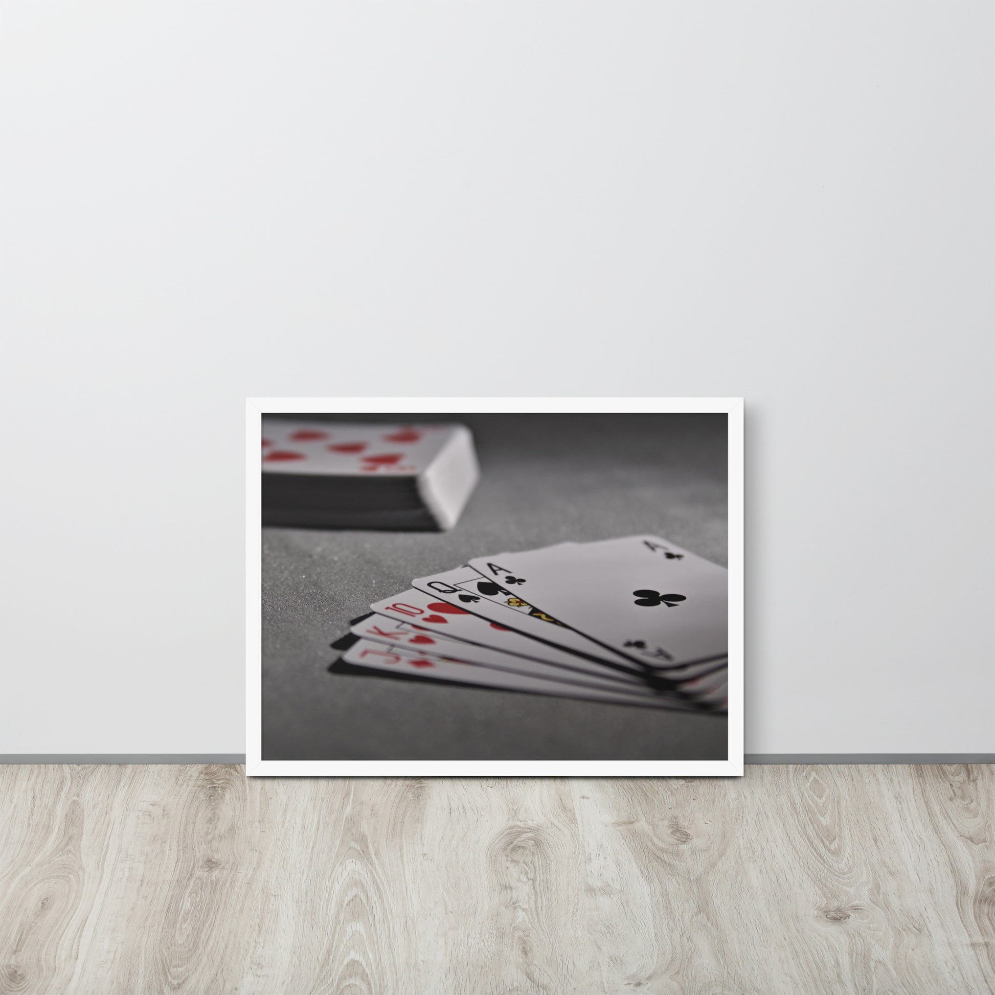 Playing Cards -- High Quality -- Framed on photo paper