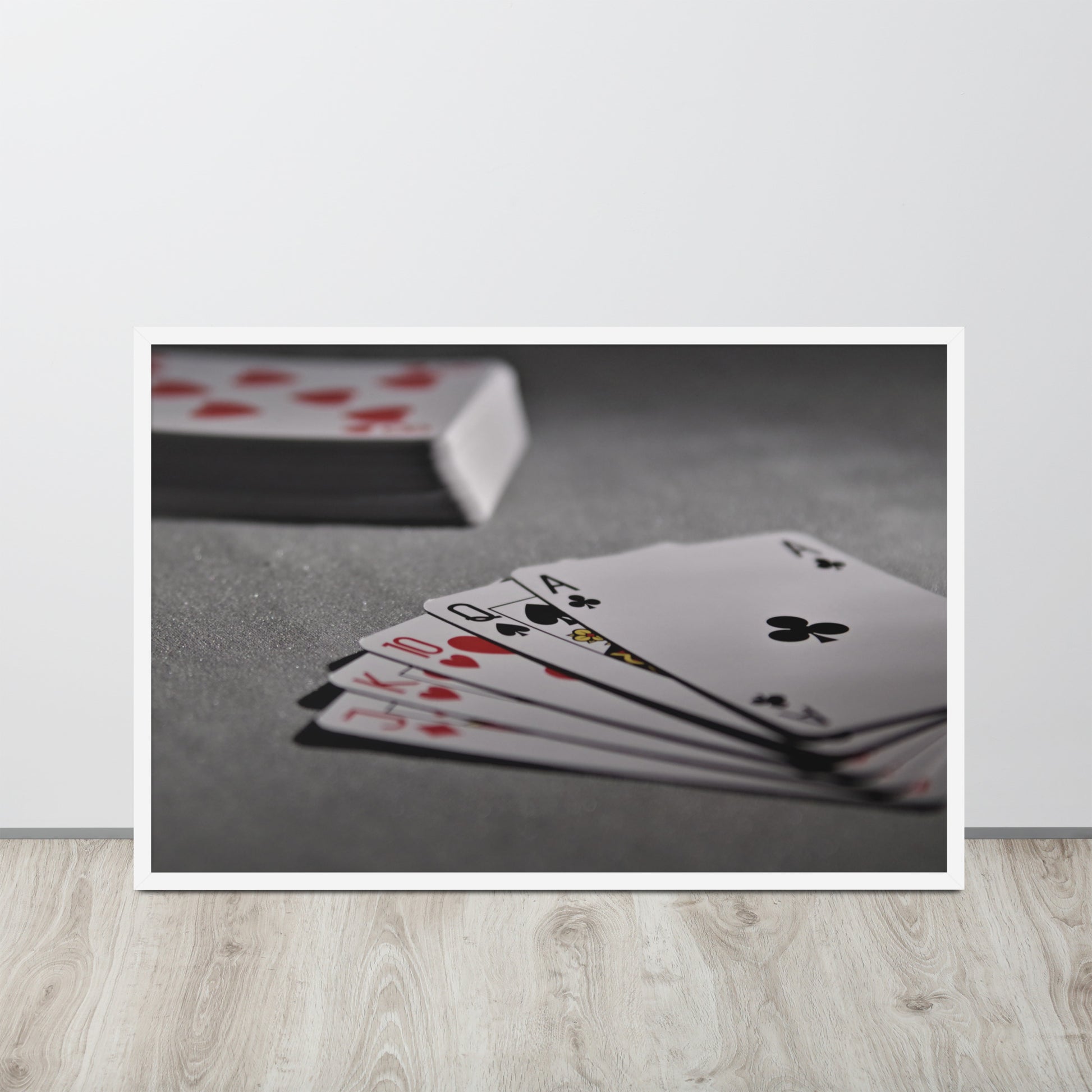 Playing Cards -- High Quality -- Framed on photo paper