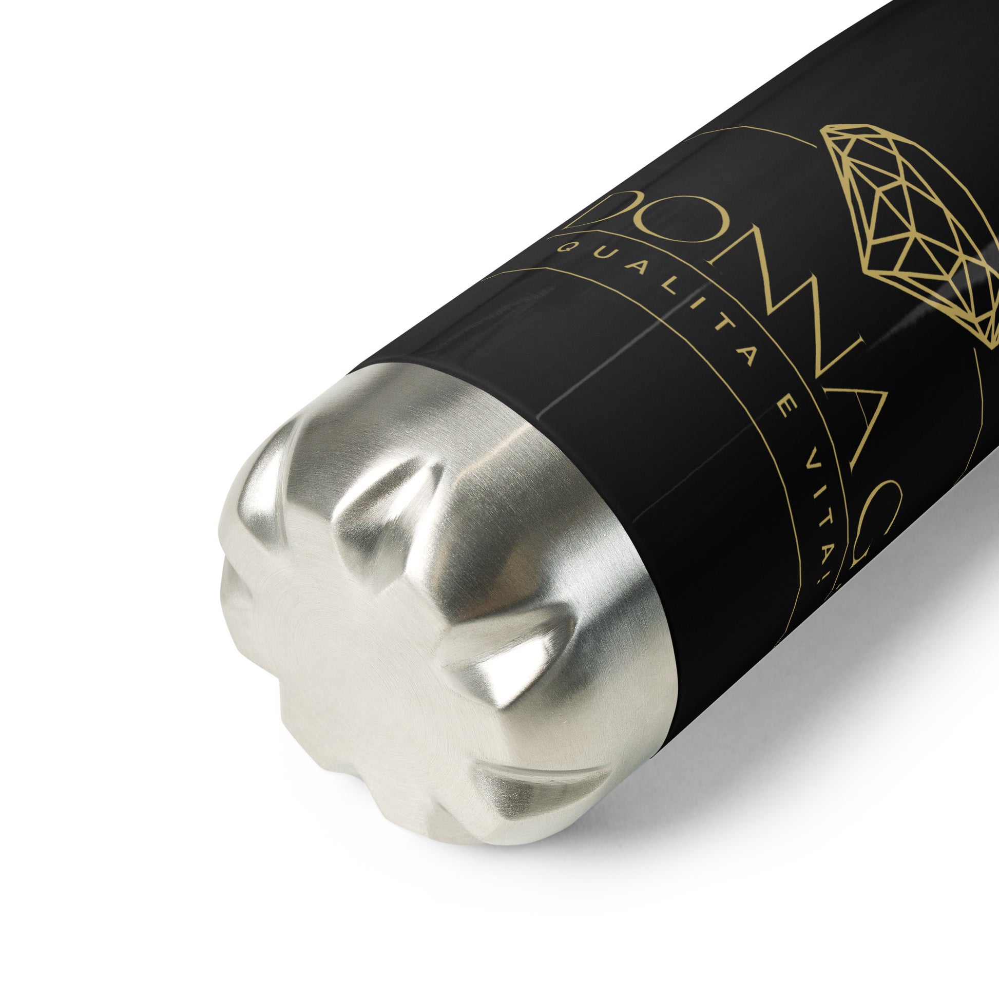 Luxury Stainless Steel Water Bottle --Donna G.-- Black