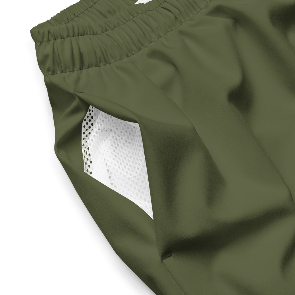 Men's swim trunks -Green-