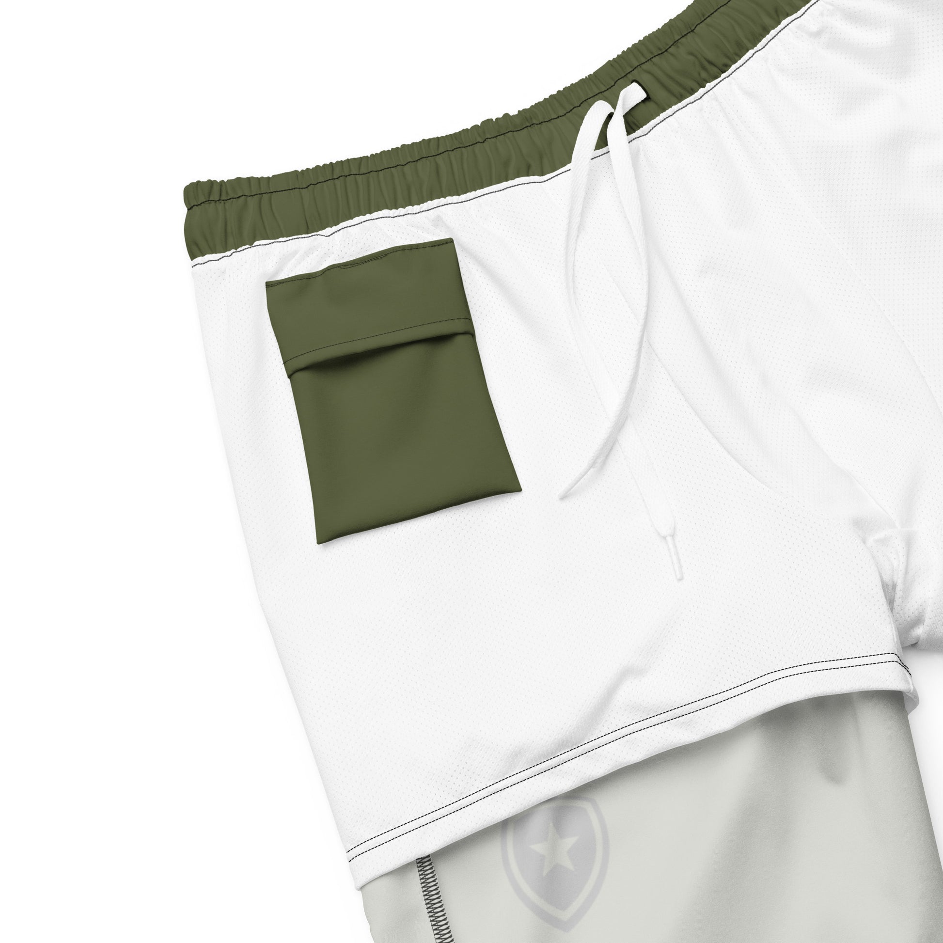 Men's swim trunks -Green-