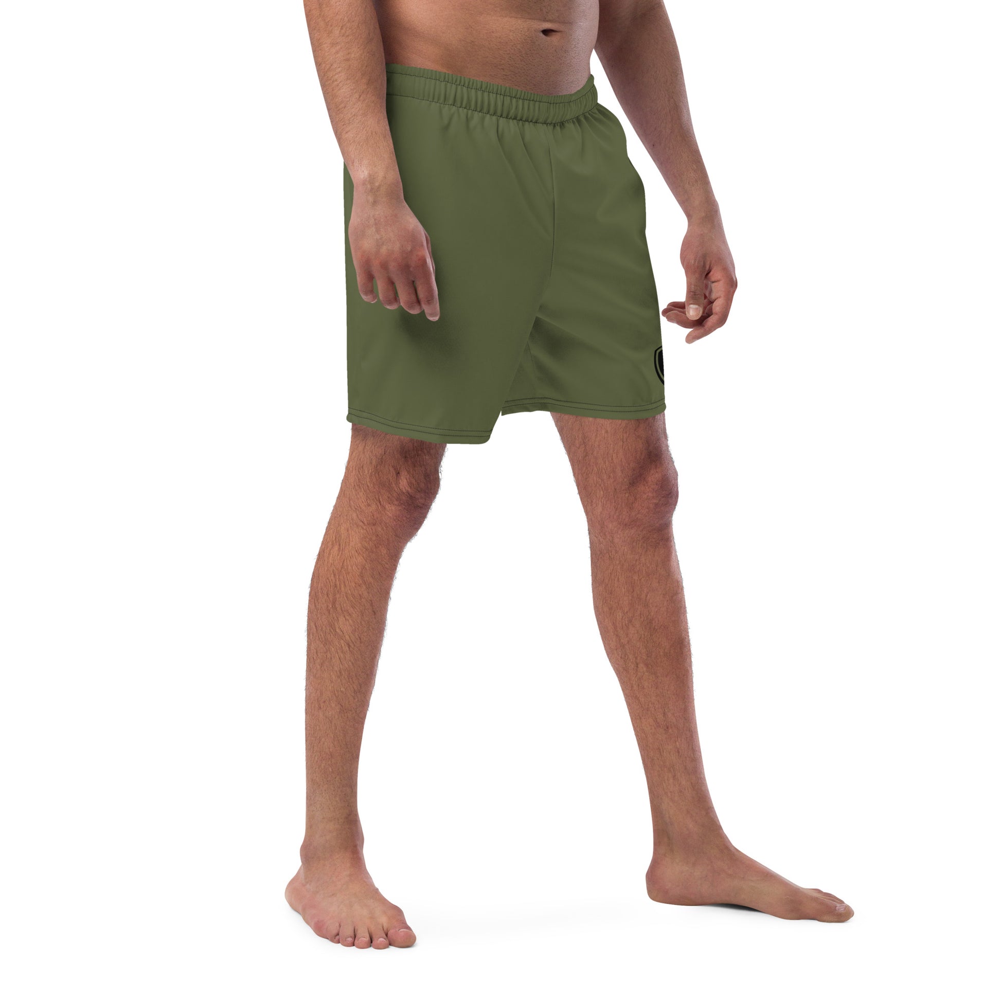 Men's swim trunks -Green-