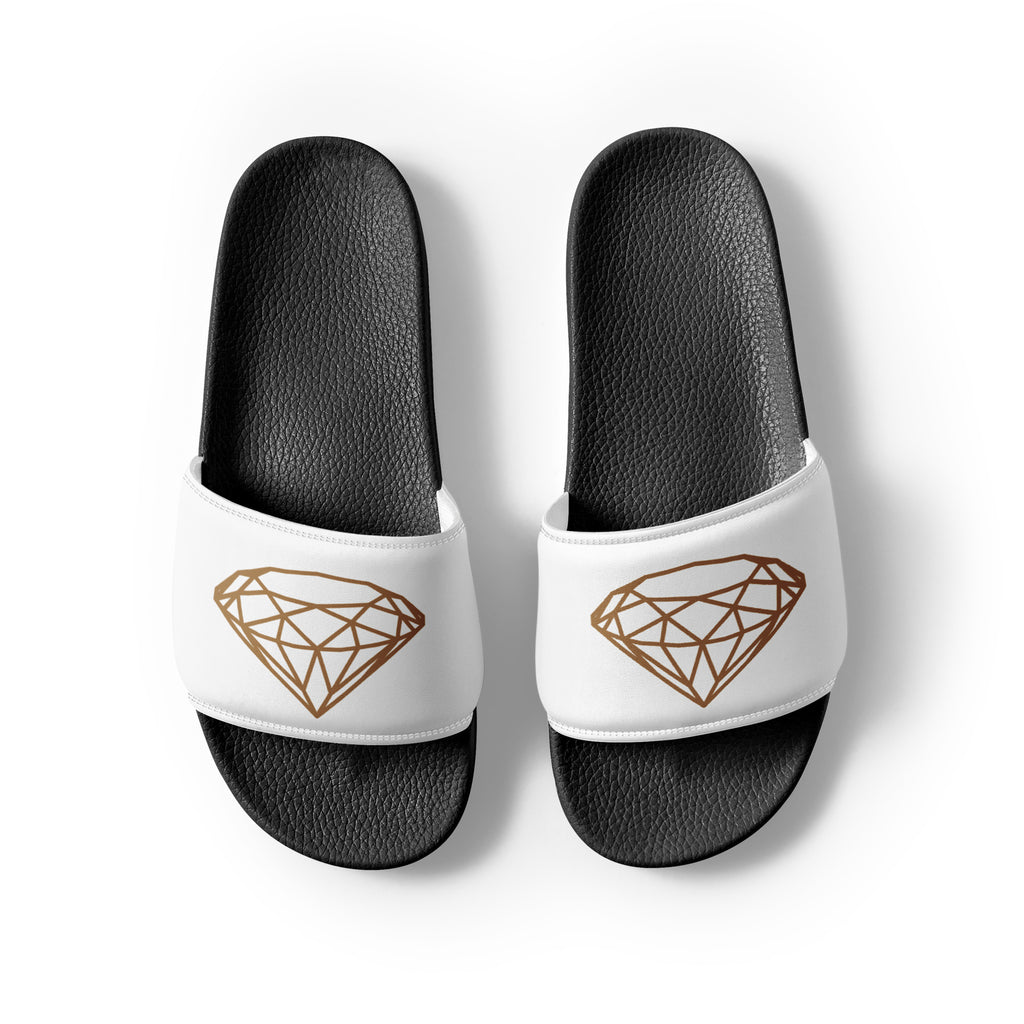 Luxe heren slippers --Donna G.-- | Zwart & Wit |