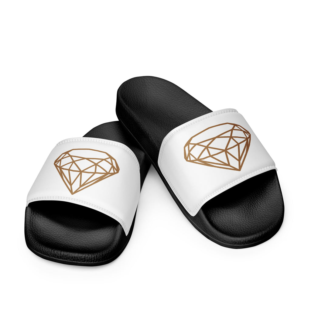 Luxe heren slippers --Donna G.-- | Zwart & Wit |