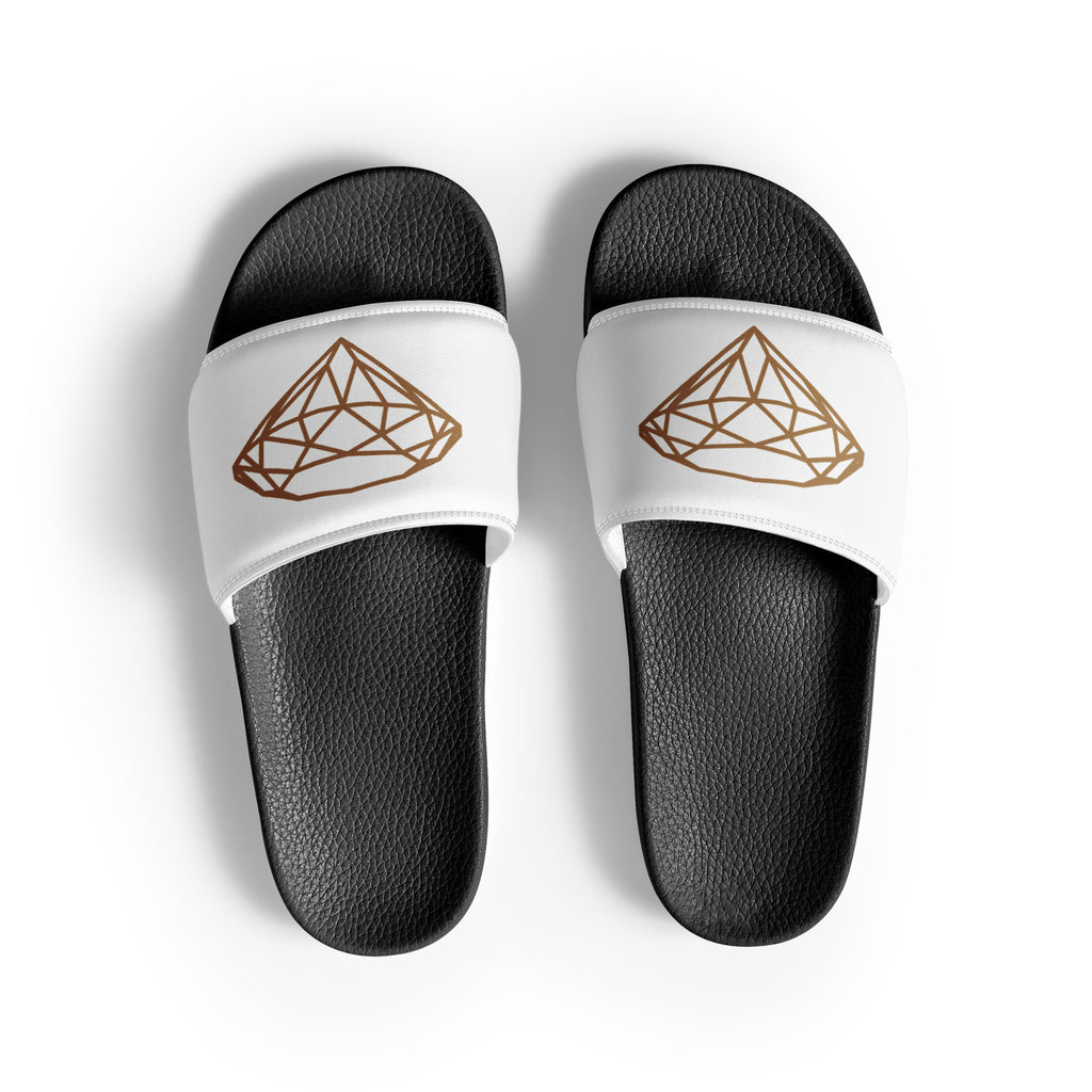 Luxe heren slippers --Donna G.-- | Zwart & Wit |