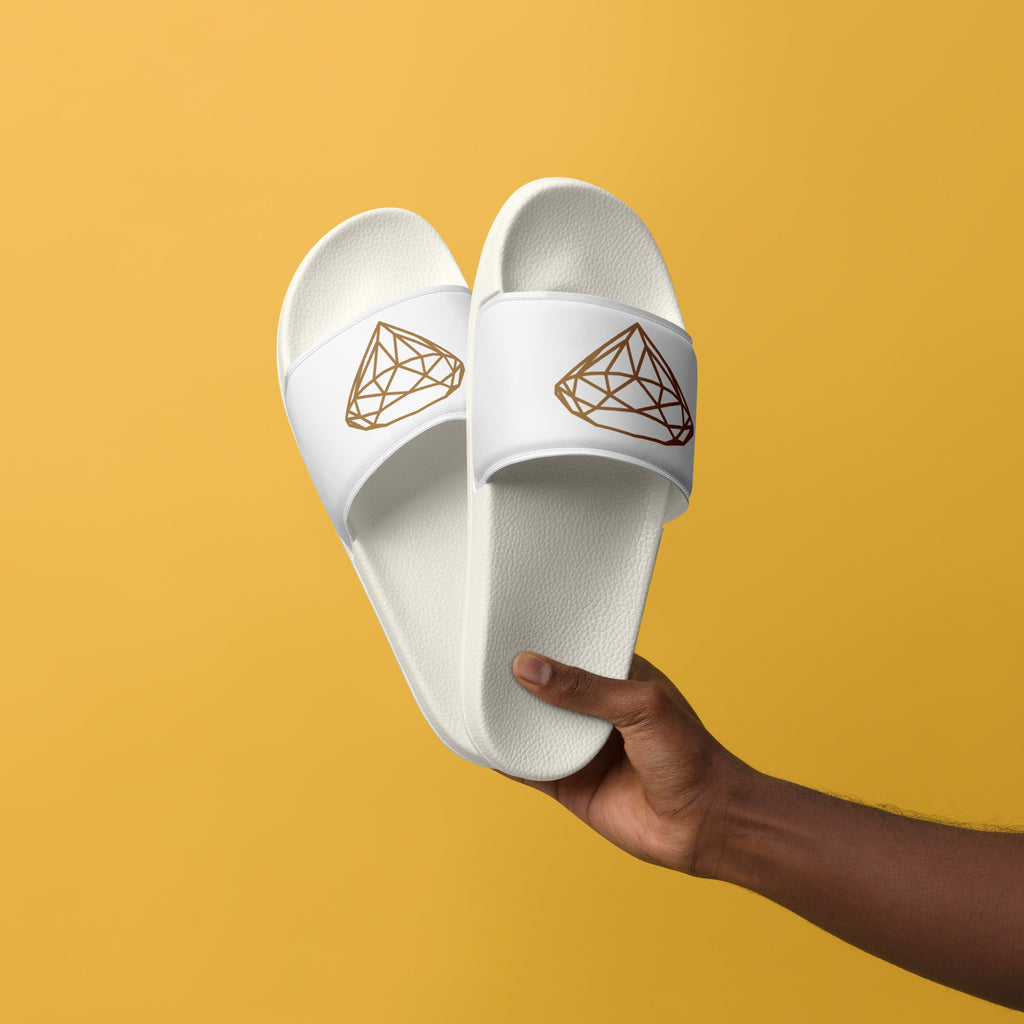 Luxe heren slippers --Donna G.-- | Zwart & Wit |