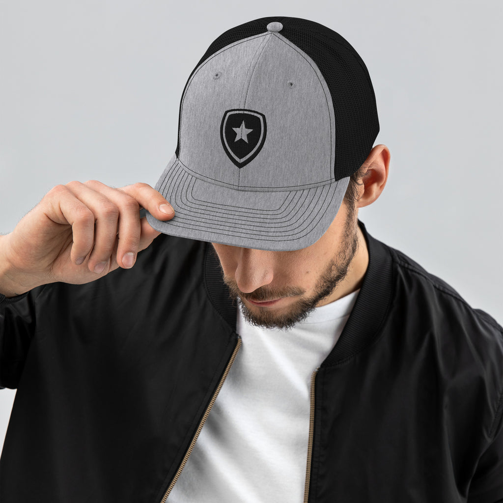 Luxury Trucker cap --CH Style-- Grey