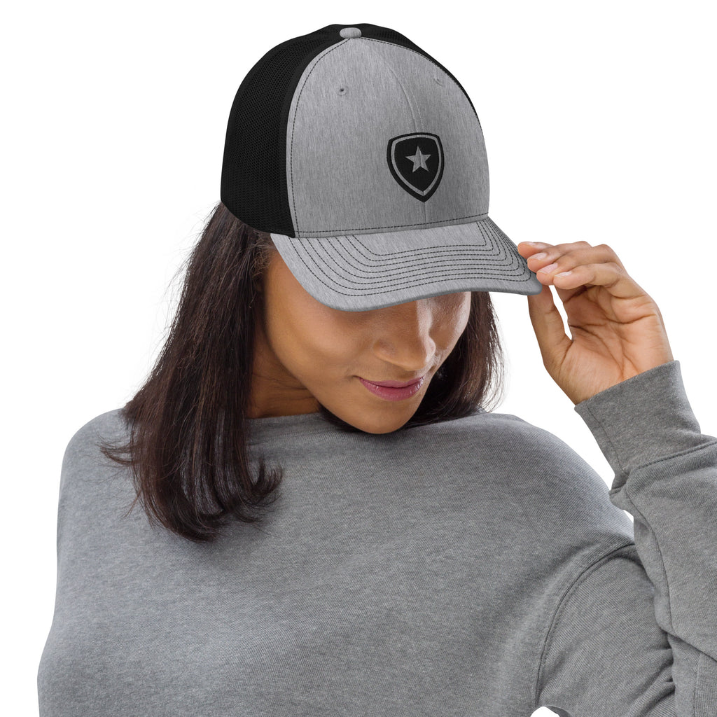 Luxury Trucker cap --CH Style-- Grey