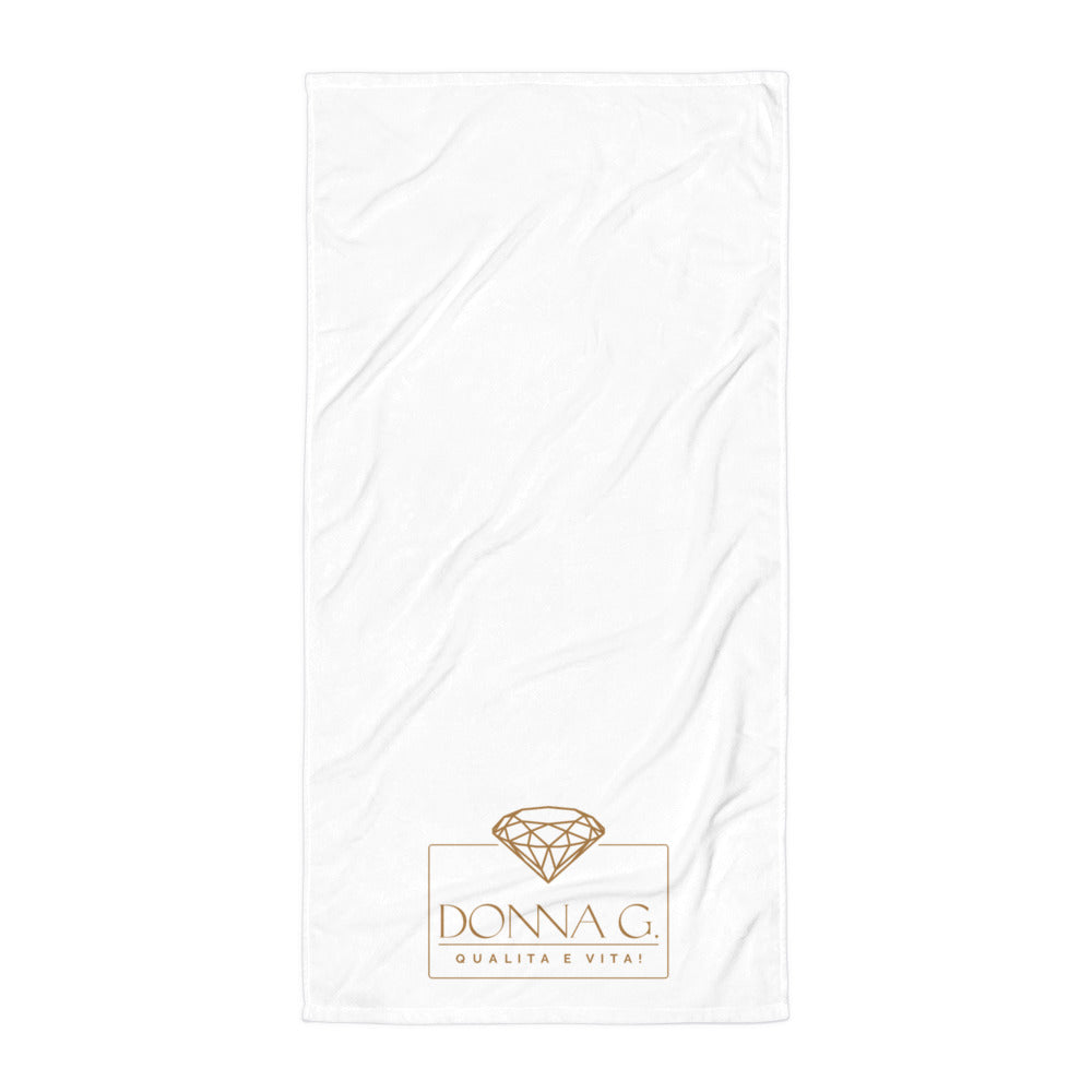 Luxe badkamer handdoek --Donna G. -- | Wit |